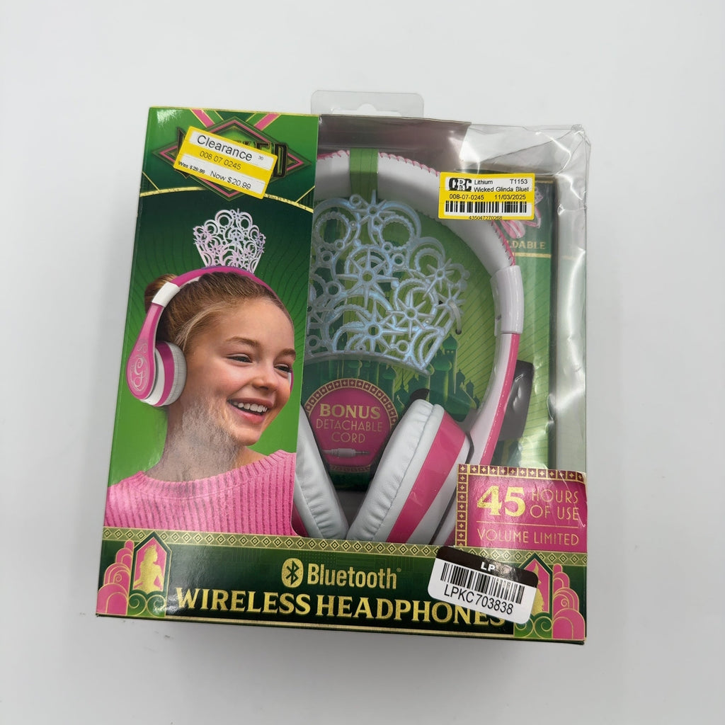 Wicked Glinda Bluetooth Wireless Headphones