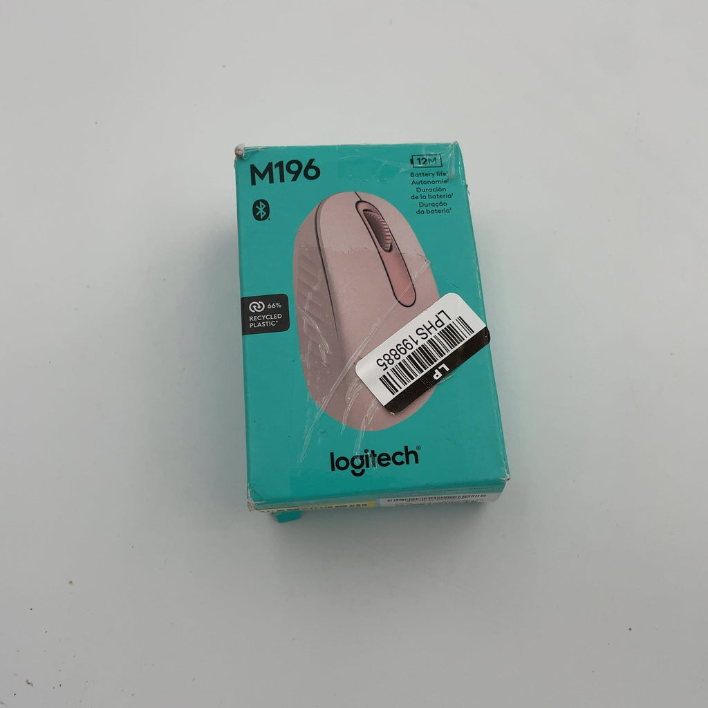 Logitech M196 Bluetooth Mouse - Pink: Bluetooth, Home Use