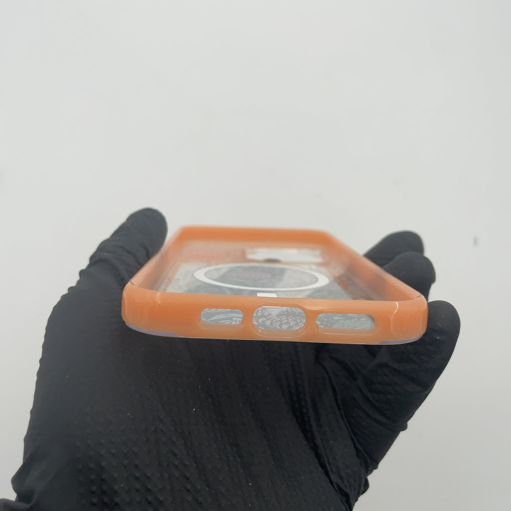 Otterbox Iphone 15 Pro Max Symmetry Series Case With Magsafe - Peachy Bloom: Polycarbonate Fruit Pattern