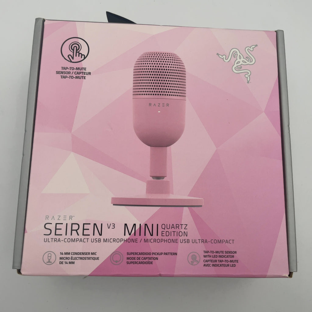 Razer Seiren V3 Mini Ultra Compact Usb Microphone - Quartz Edition