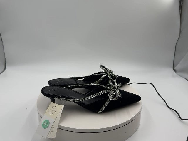 Women’s Gwen Heels with Memory Foam Insole - A New Day Black 8.5