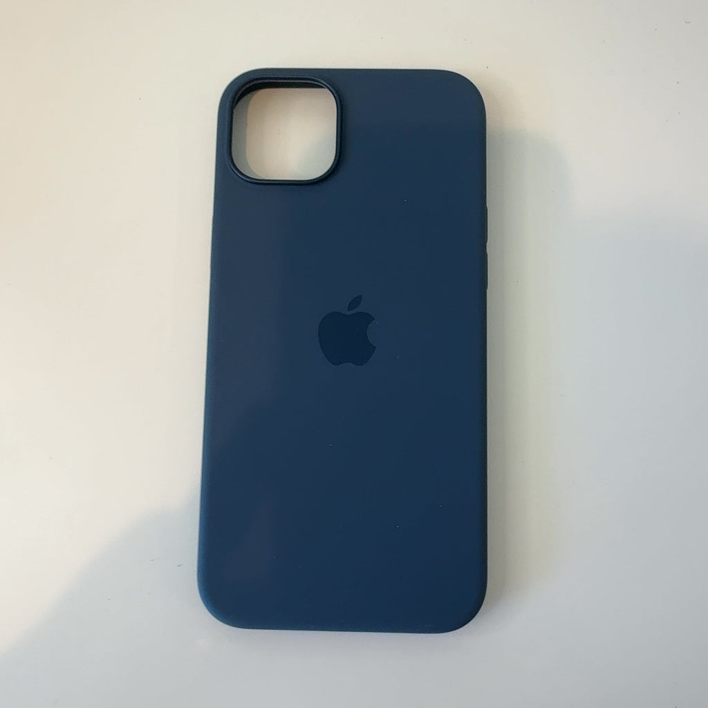 Apple Iphone 15 Plus Silicone Case With Magsafe - Storm Blue
