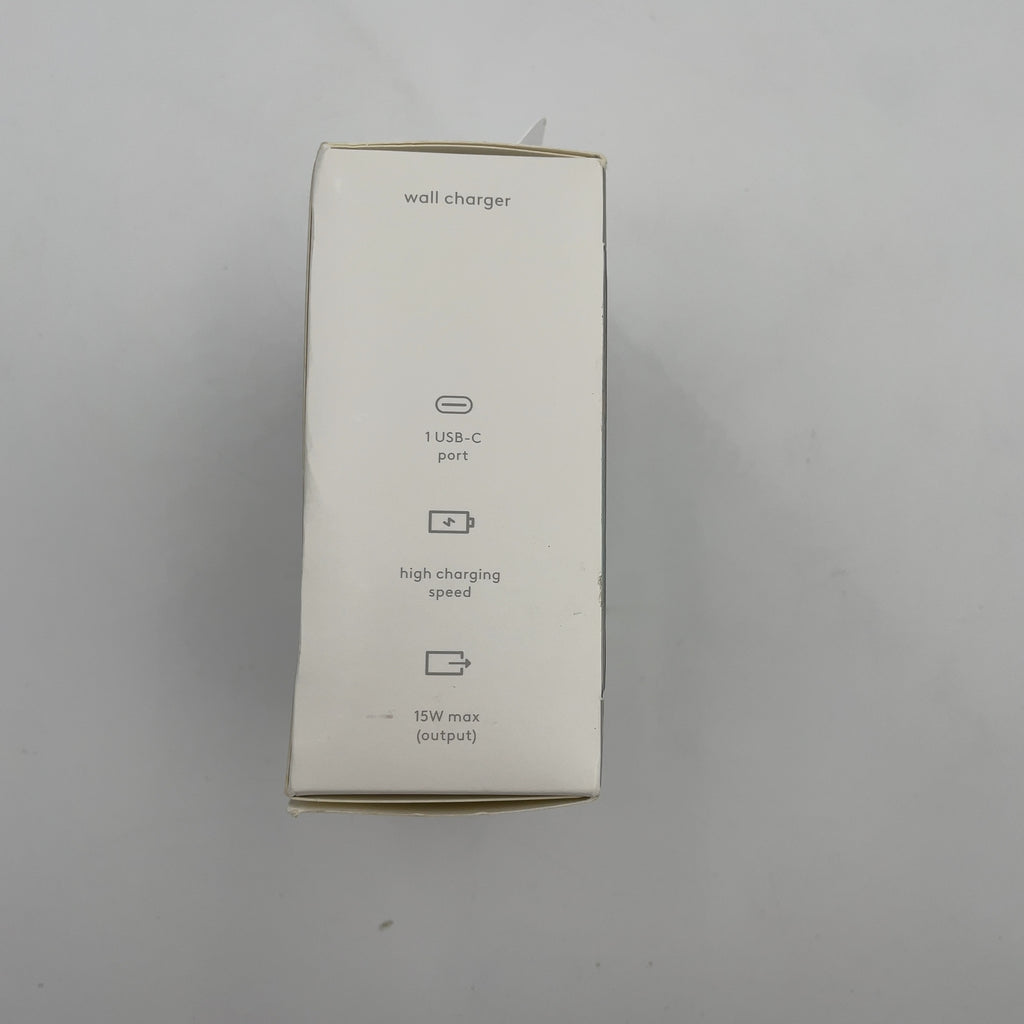 Single Port Usb-C Wall Charger - Heyday Doughnut: 15W Output, Short Circuit Protection, Charge Indicator Light