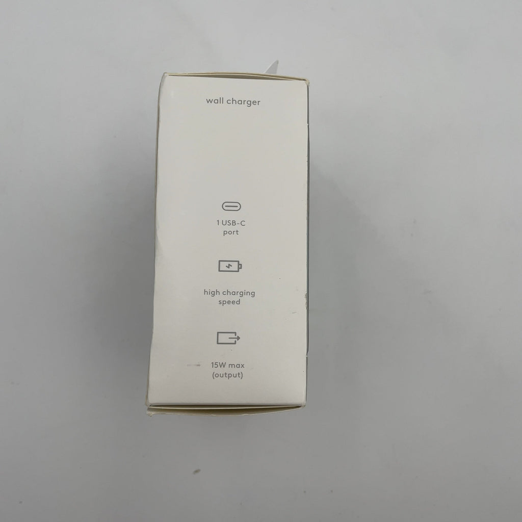 Single Port Usb-C Wall Charger - Heyday Doughnut: 15W Output, Short Circuit Protection, Charge Indicator Light