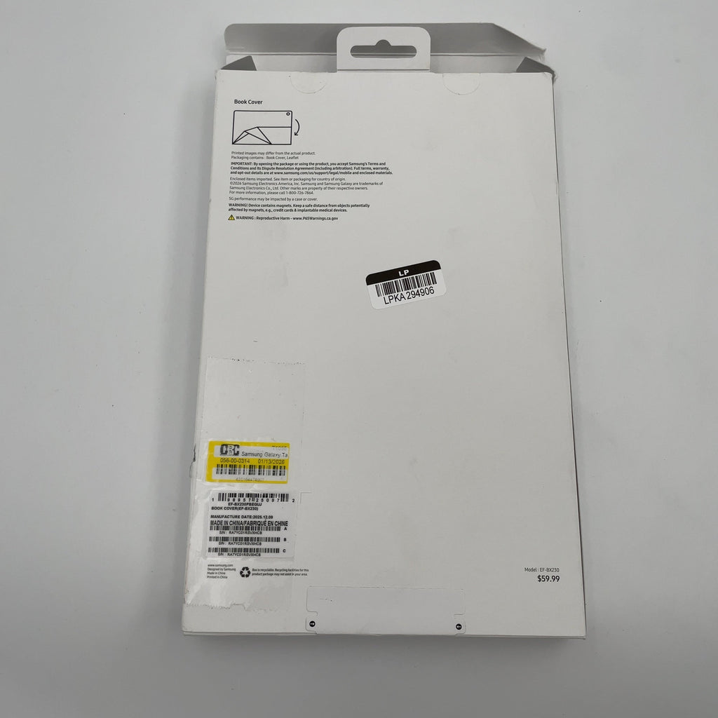 Samsung Galaxy Tab A11+ Book Cover - Black