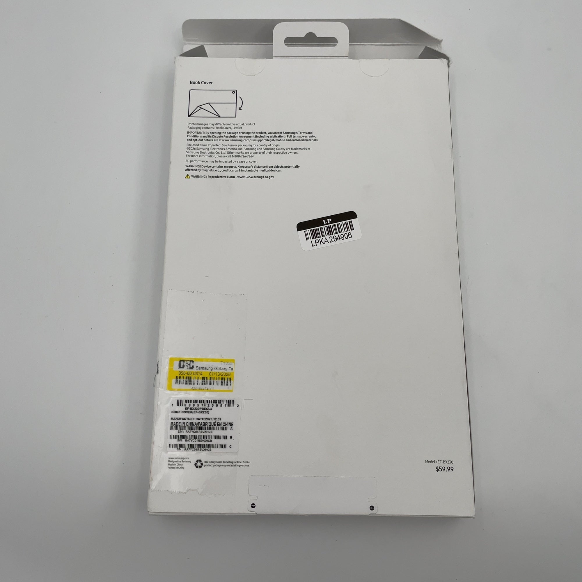 Samsung Galaxy Tab A11+ Book Cover - Black