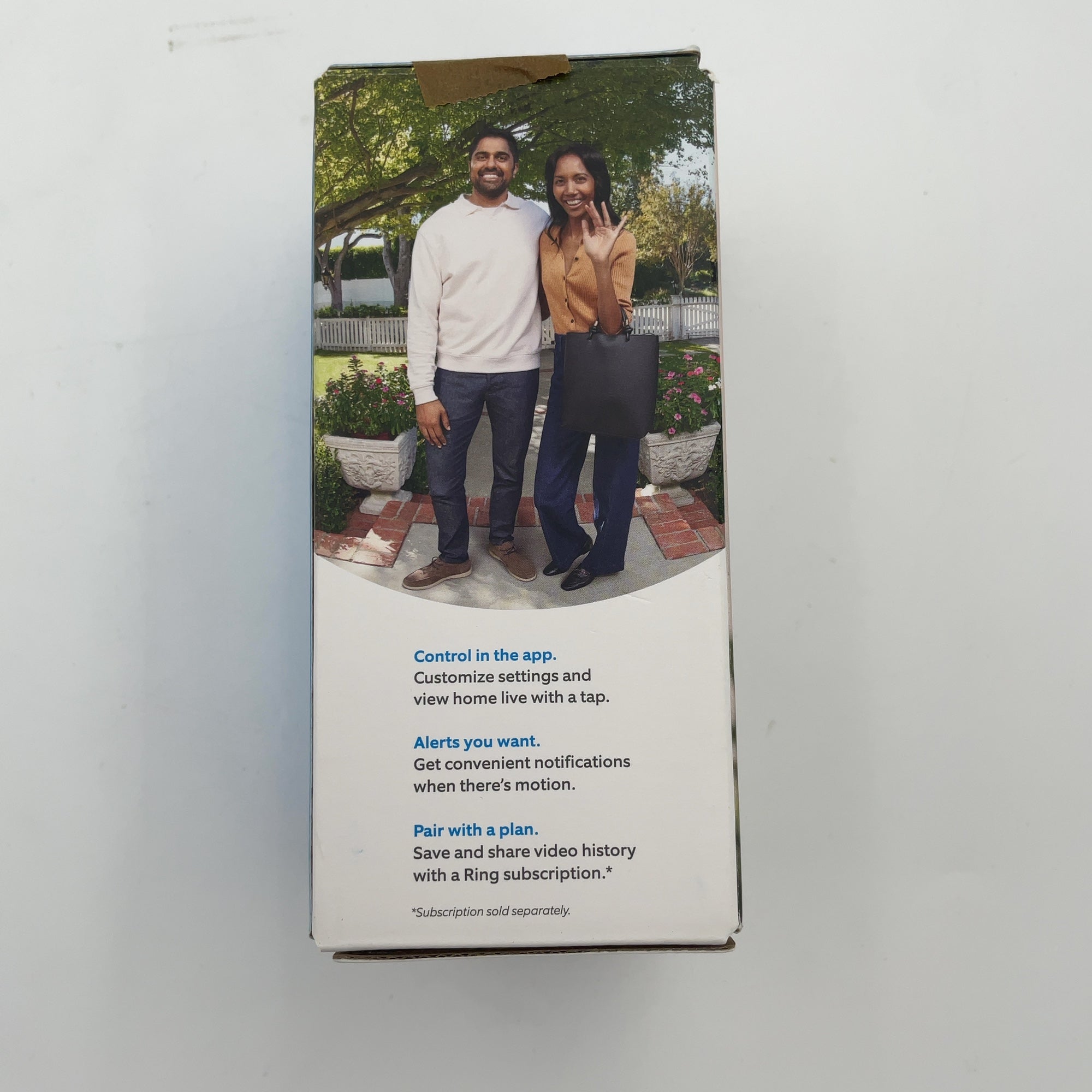 Ring Battery Doorbell With Head-To-Toe Hd Video, Live View With Two-Way Talk, And Motion Detection & Alerts - Satin Nickel