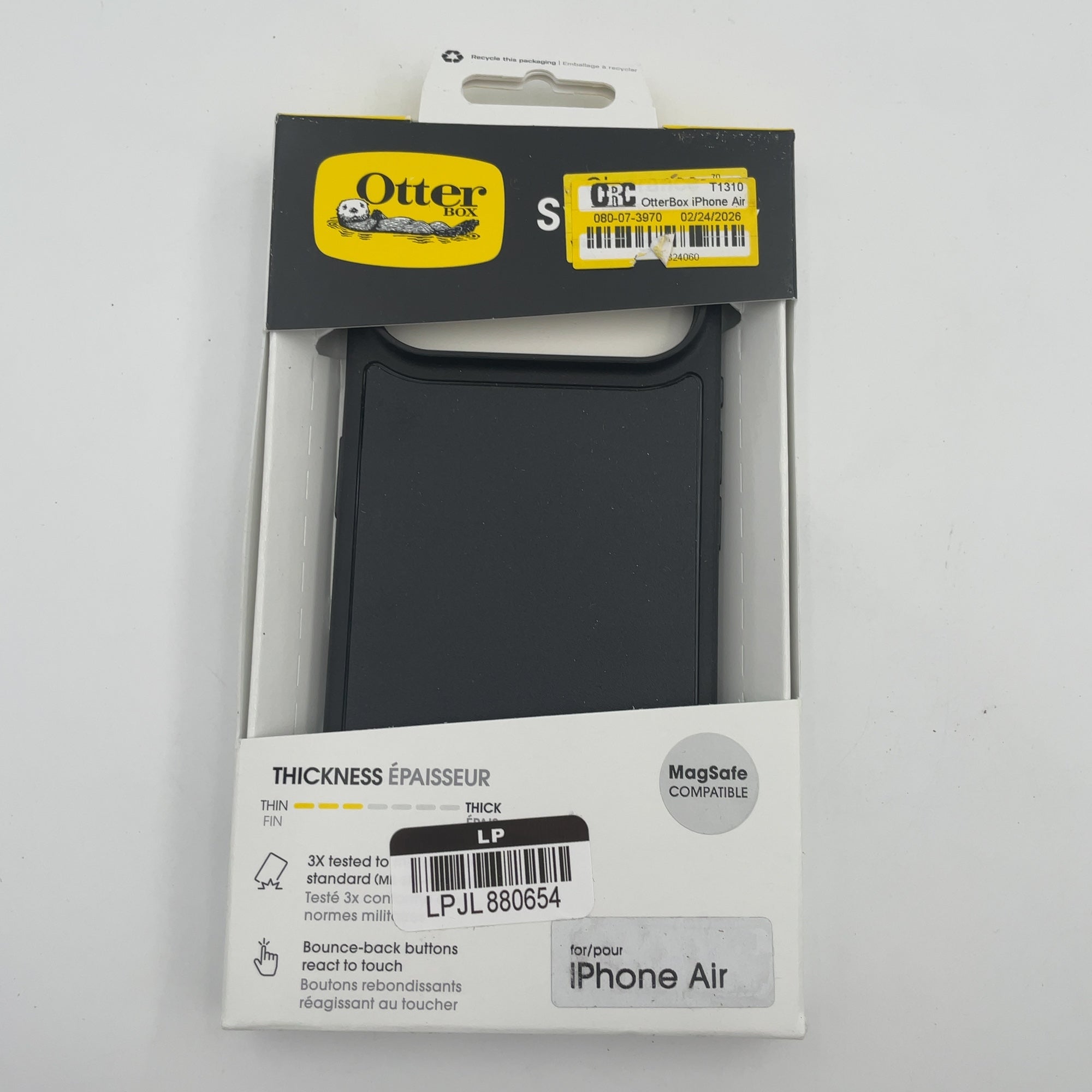 Otterbox Iphone Air Symmetry Series Case For Magsafe With Camera Control - Black