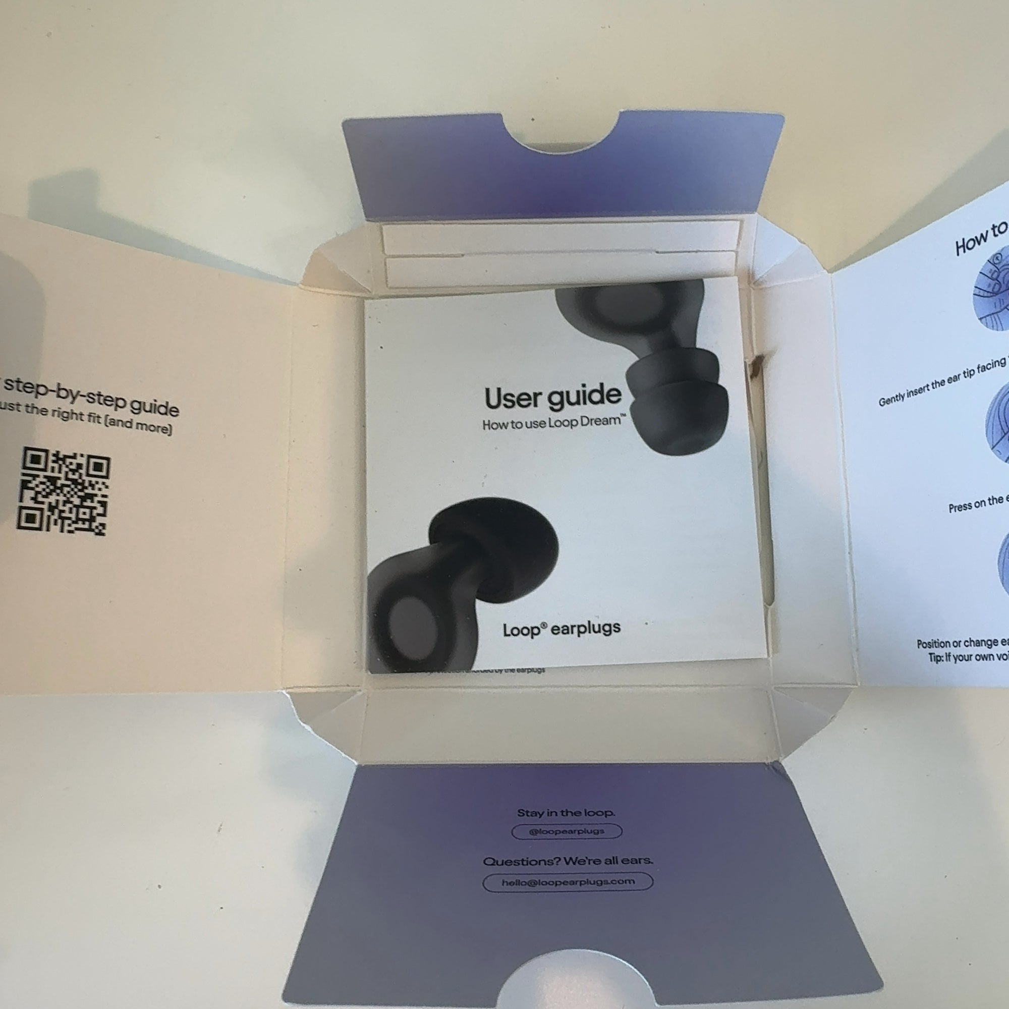 Loop Dream Earplugs For Deep Sleep, Napping And Snoring - Black