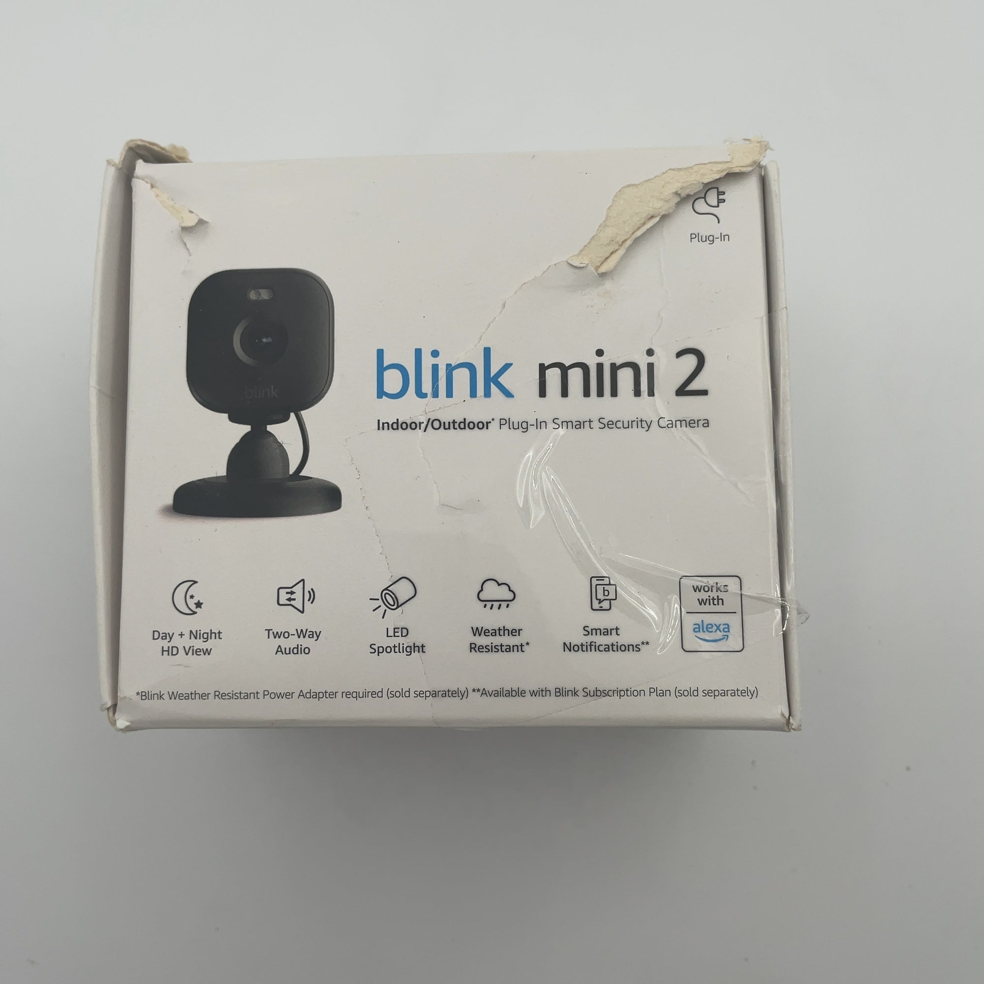 Blink Mini 2 1080P Security Camera With Built-In Mic - Black