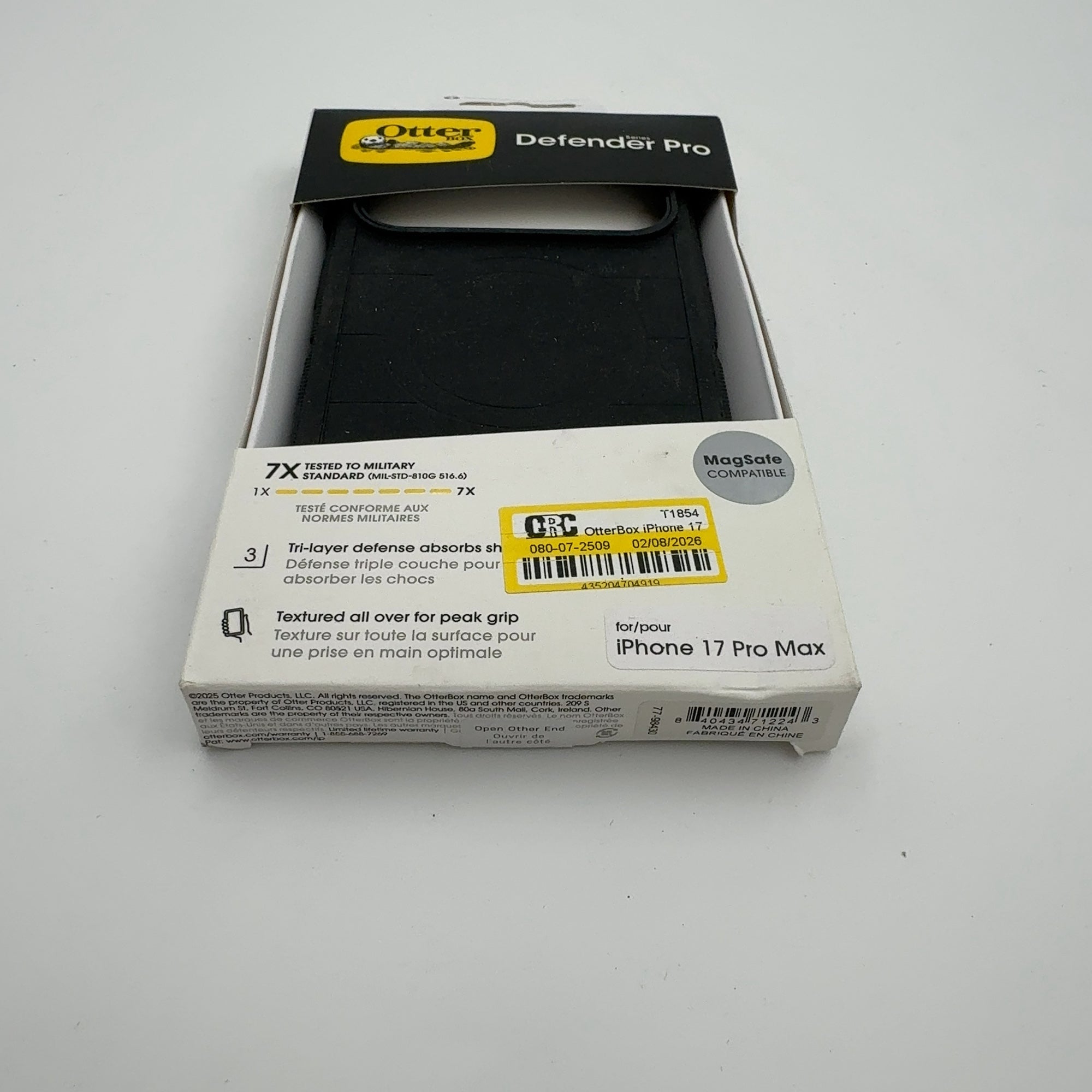 Otterbox Iphone 17 Pro Max Defender Series Pro For Magsafe With Camera Control - Black