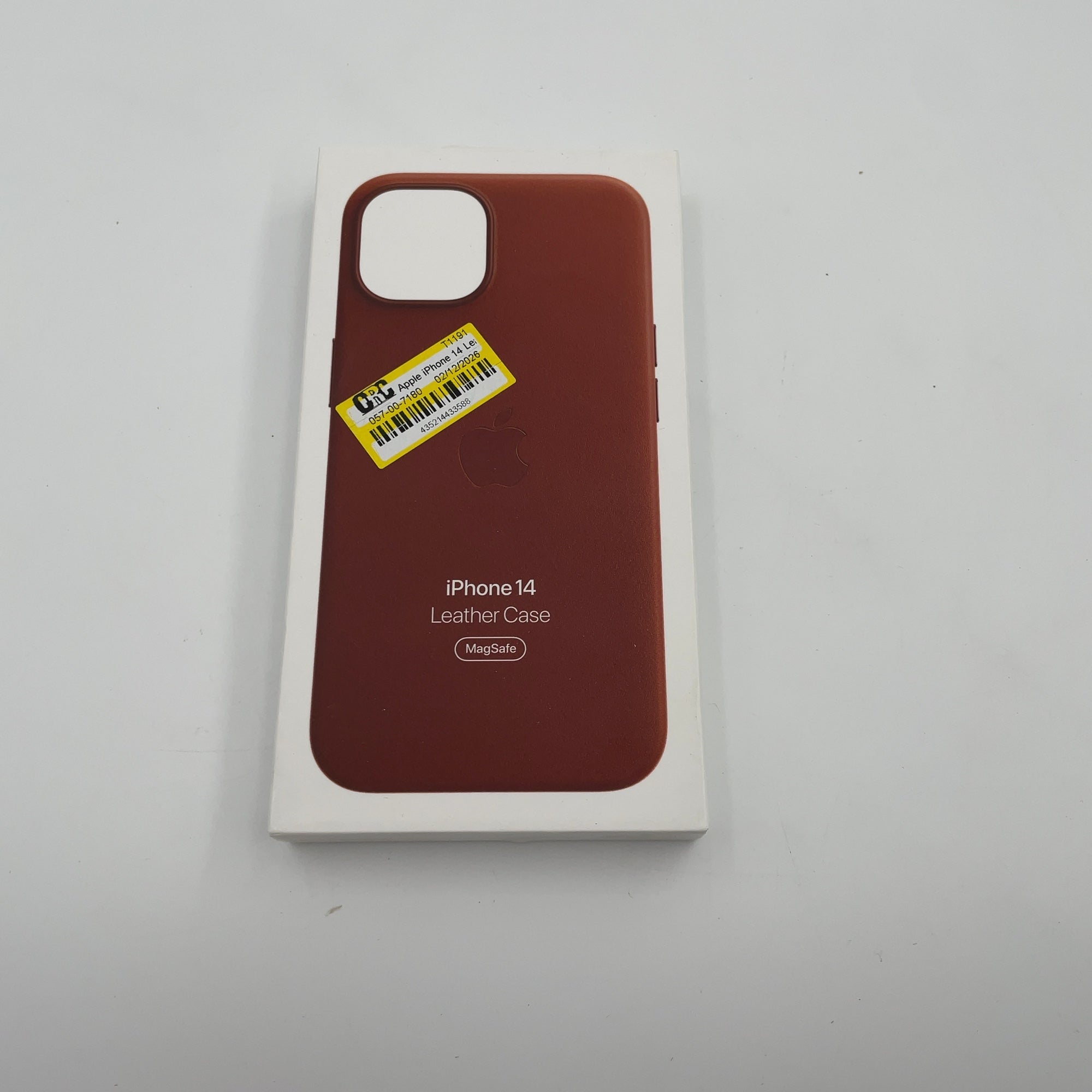 Apple iPhone 14 Leather Case with MagSafe - Umber