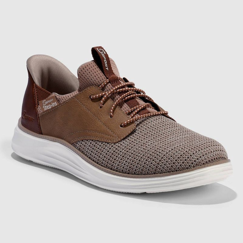 S Sport by Skechers Men's Donovan Step-Ins Sneakers - Light Brown 8