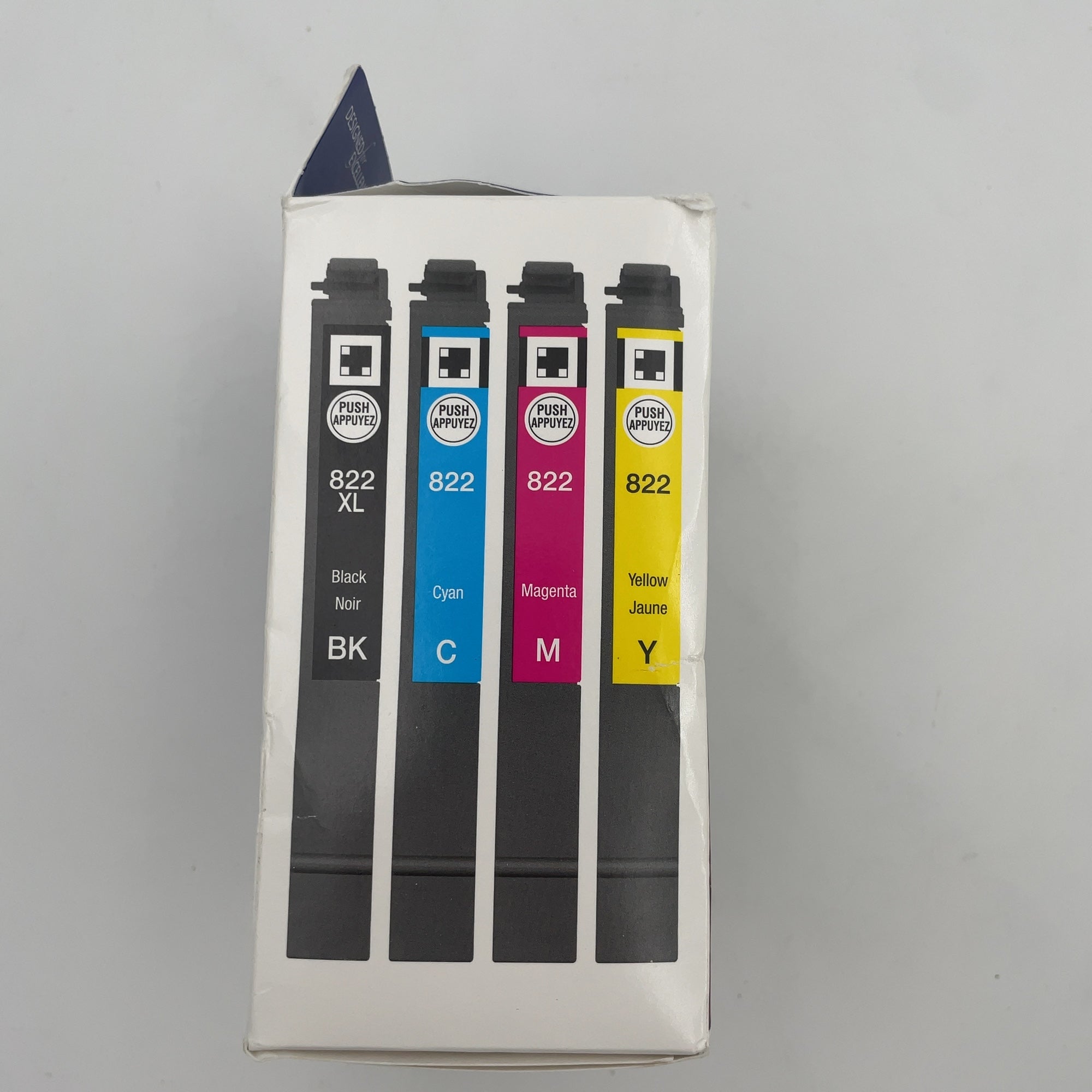 Epson 822Xl Black 822 C/M/Y 4Pk Ink Cartridges - Black Cyan Magenta Yellow (T822Xl-Bcs): Printer Ink Series, Standard Yield (Please Be Advised That Sets May Be Missing Pieces Or Otherwise Incomplete.)
