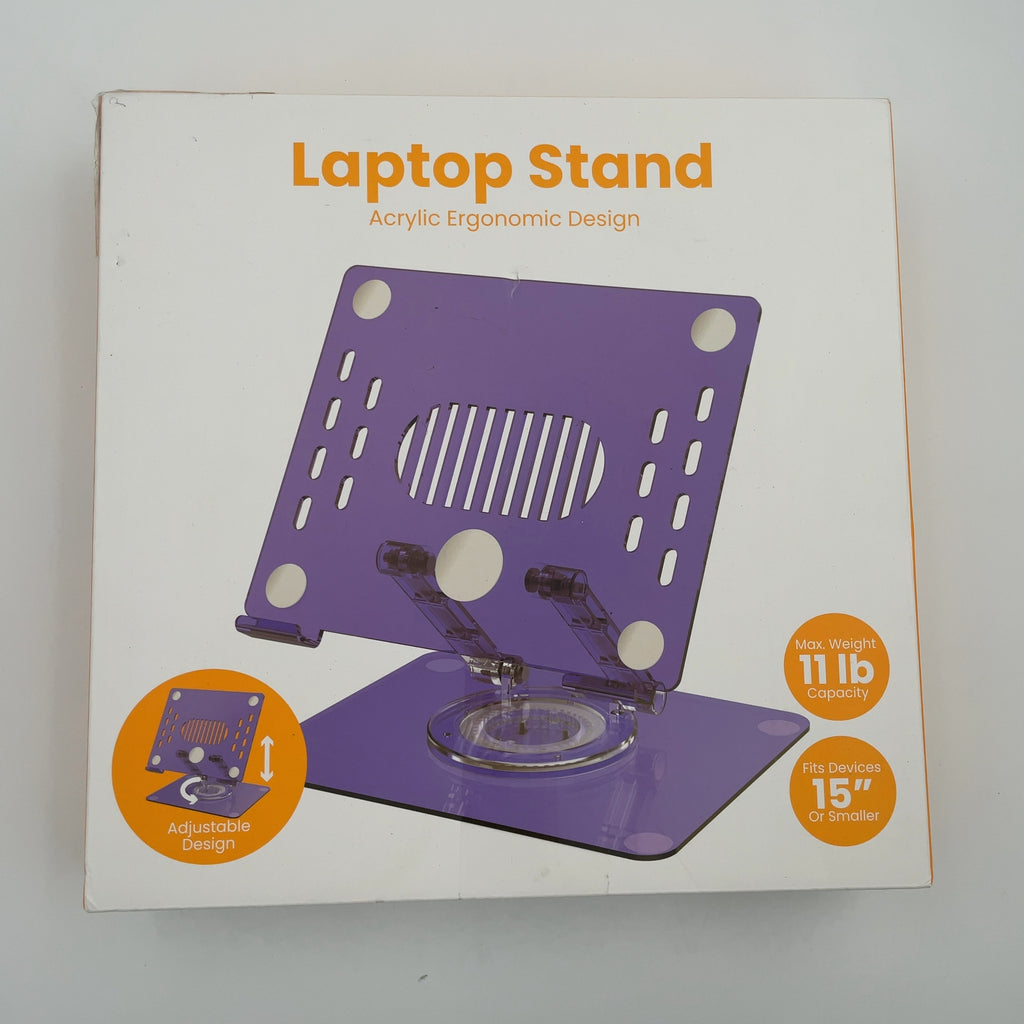 Vivitar Acrylic Laptop Stand - Light Purple
