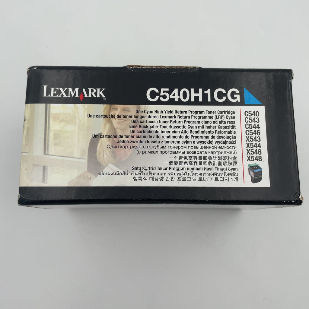 Lexmark High-Yield Toner, 2000 Page-Yield - Cyan (C540H1Cg)