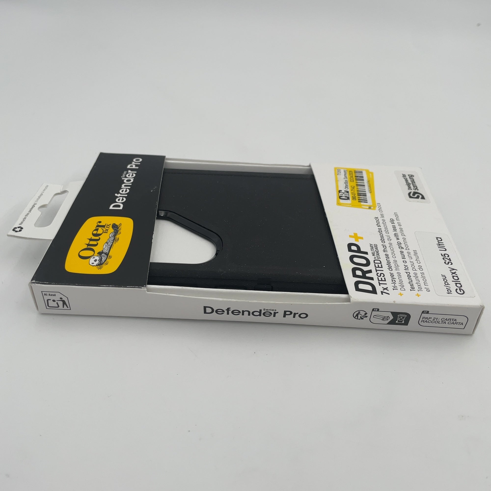 Otterbox Samsung Galaxy S25 Ultra Defender Series Pro Case - Black: Solid Plastic Cell Phone Cover, Compatible With Samsung Galaxy S25 Ultra