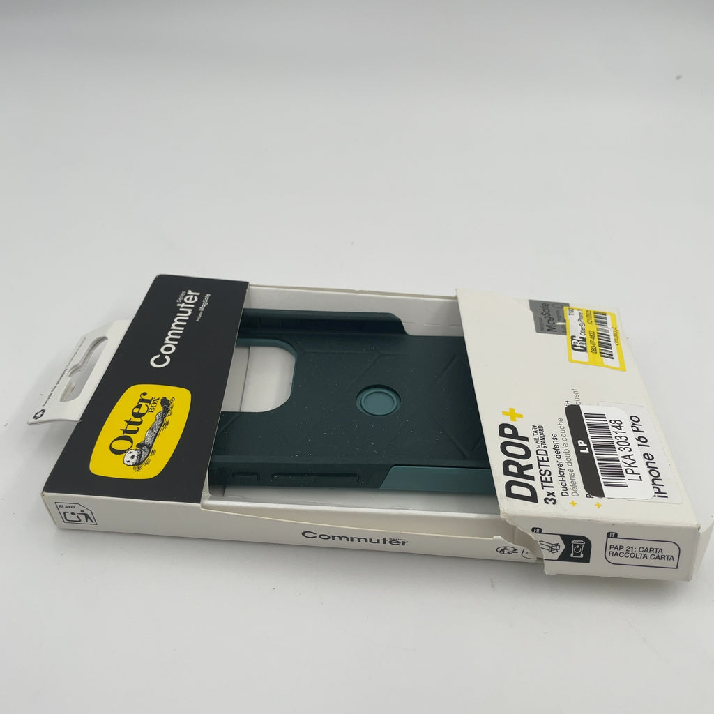 Otterbox Iphone 16 Pro Commuter Series Case For Magsafe - Sagebrush Green: Plastic, Solid Pattern
