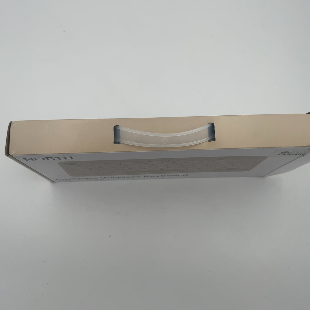 North Compact Round Key Wireless Keyboard - Beige