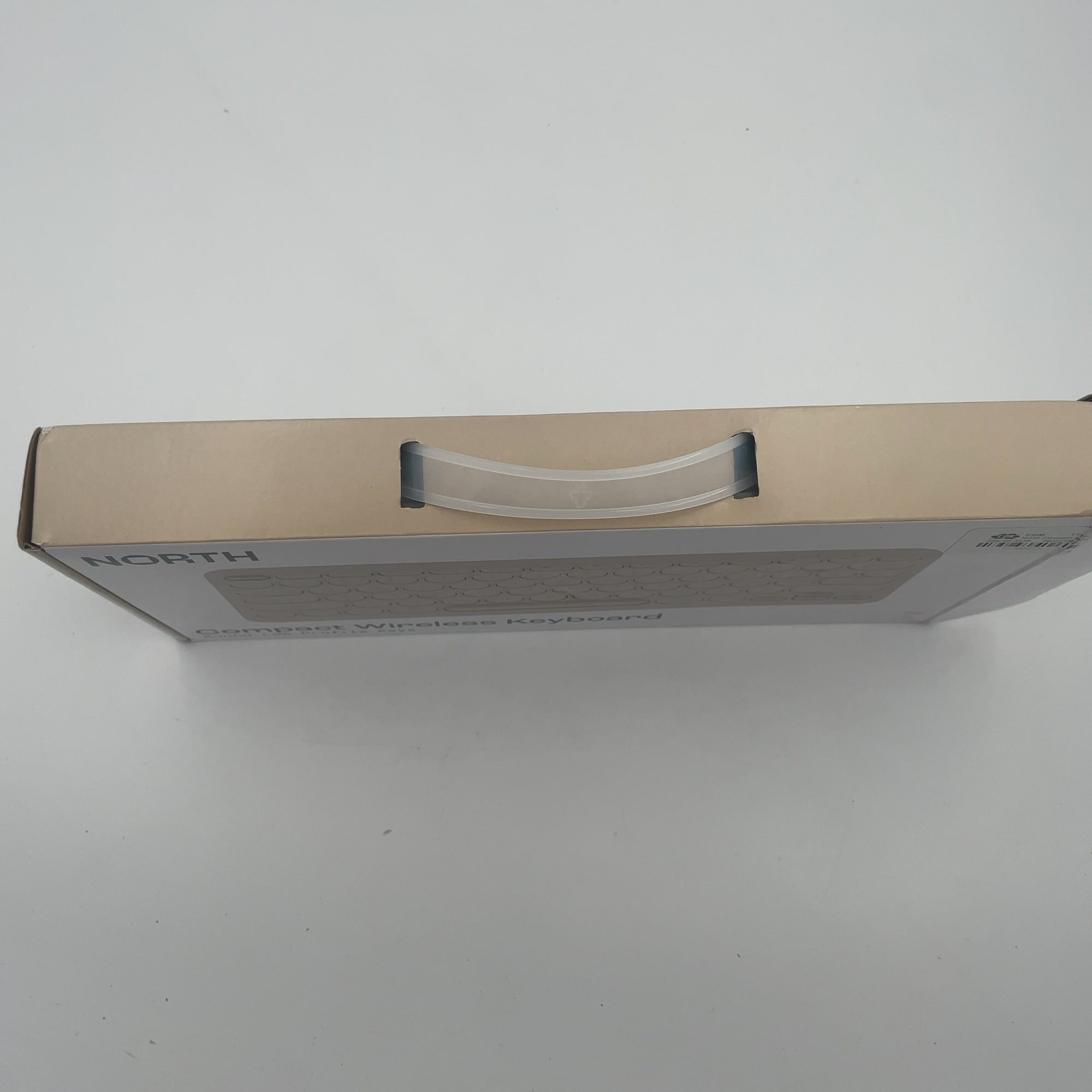 North Compact Round Key Wireless Keyboard - Beige