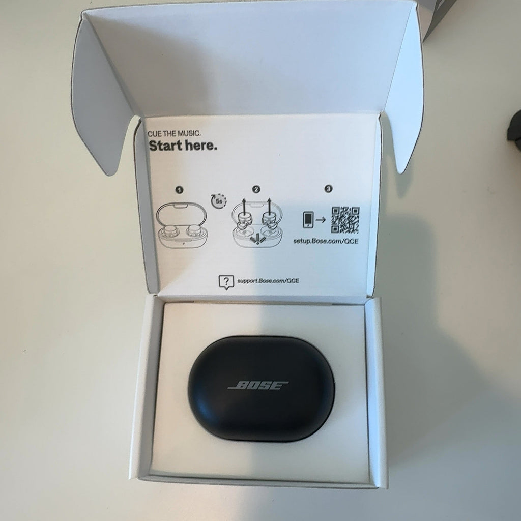 Bose Quietcomfort Wireless Noise Cancelling Bluetooth Earbuds - Black