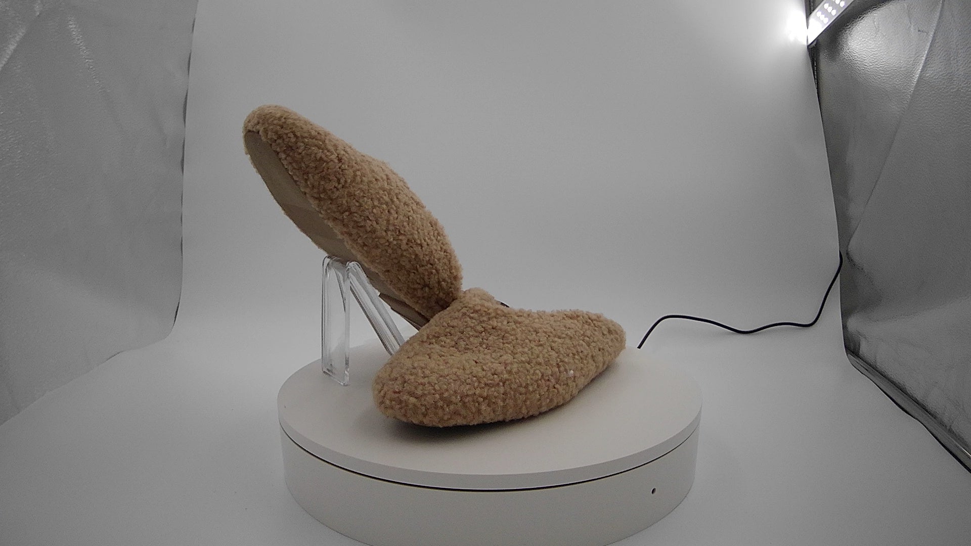 Women's Cozy Alpine Kylar Mule Slippers - Universal Thread Tan 8