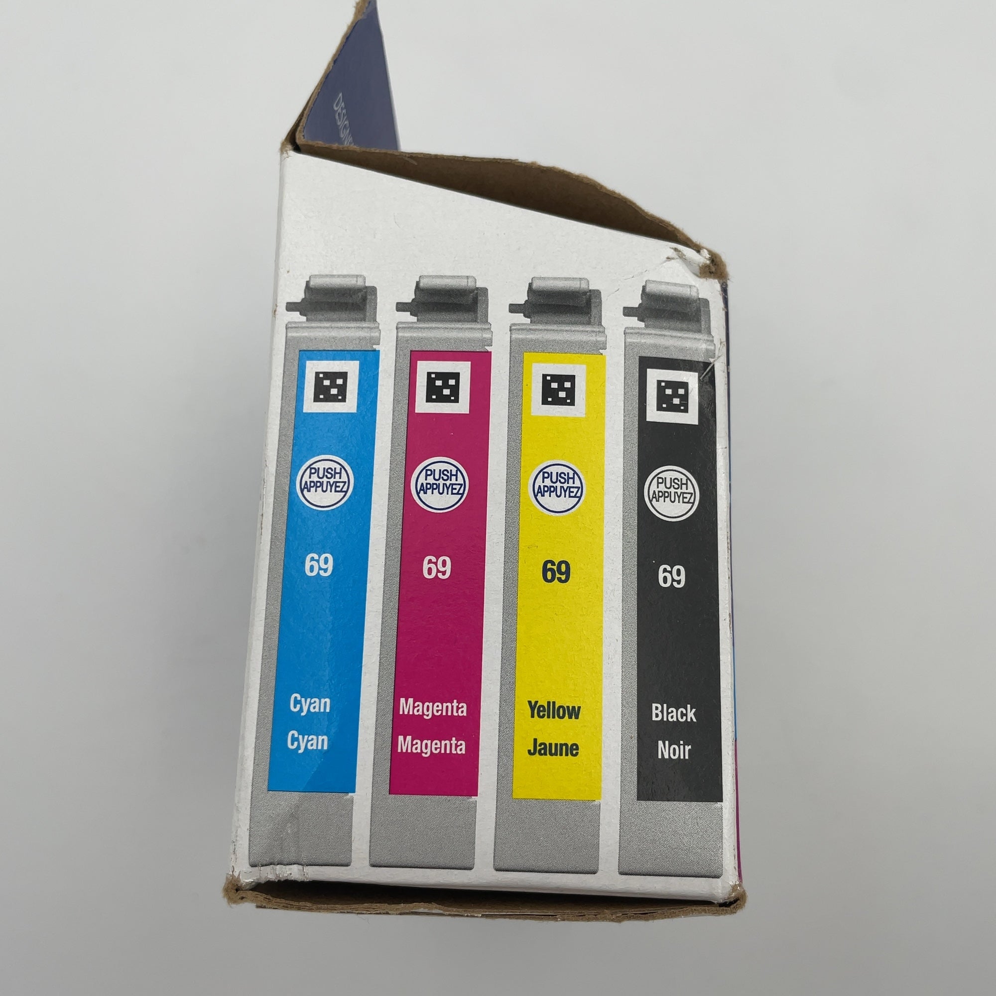 Epson 69 4Pk Combo Ink Cartridges - Black/Cyan/Magenta/Yellow (T069120Bcs): Epson Printer Ink Series, Standard Yield (Please Be Advised That Sets May Be Missing Pieces Or Otherwise Incomplete.)