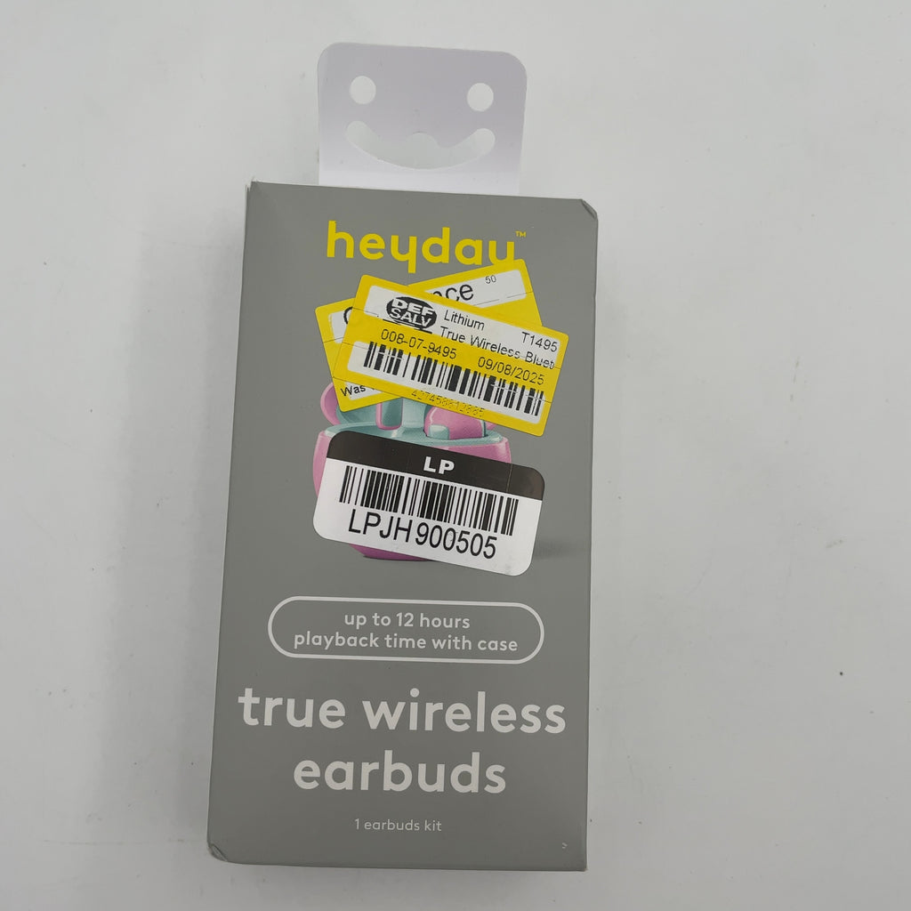 True Wireless Bluetooth Earbuds - Heyday Candy Pink: In-Ear Headphones, Polyurethane Cushion, No Mic