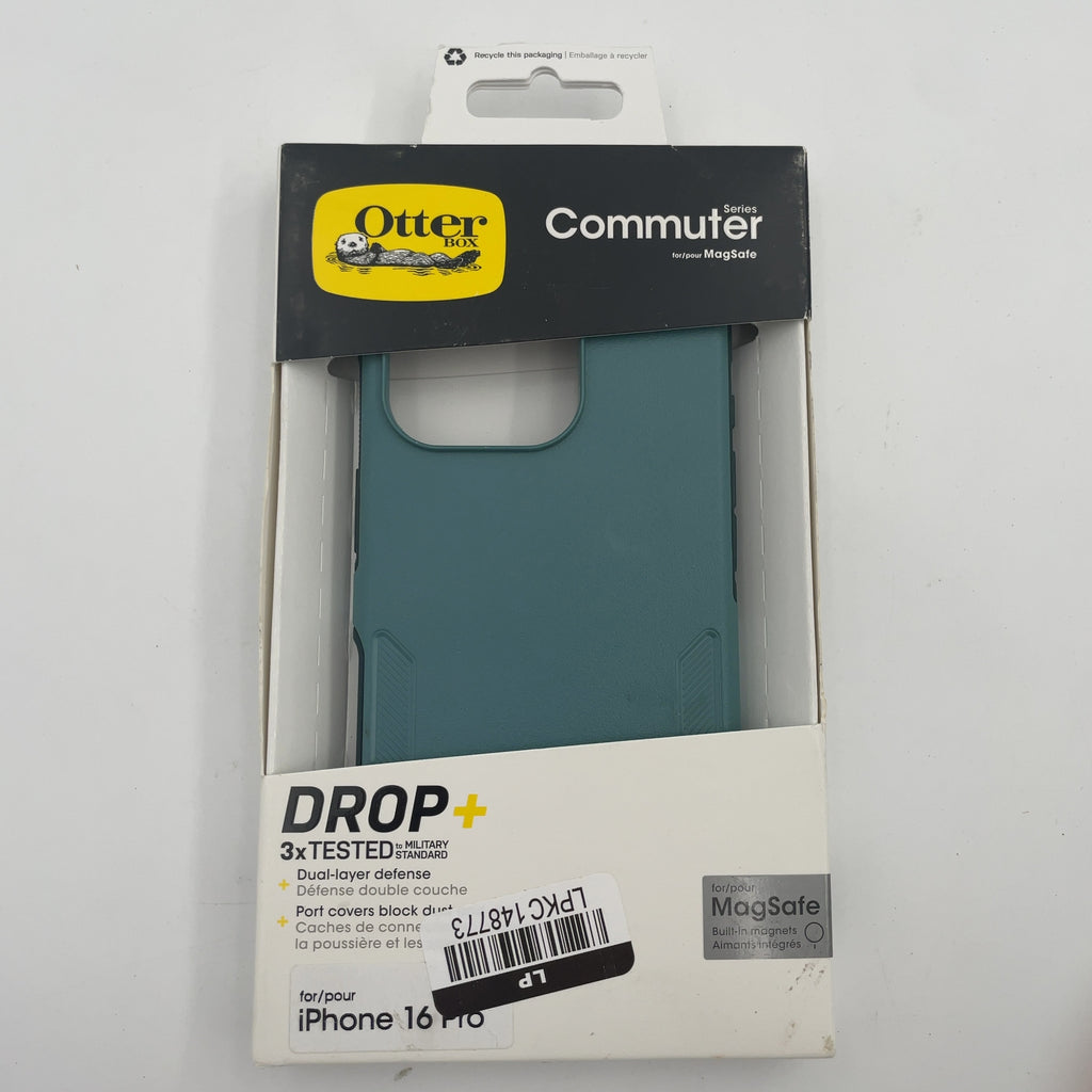 Otterbox Iphone 16 Pro Commuter Series Case For Magsafe - Sagebrush Green: Plastic, Solid Pattern