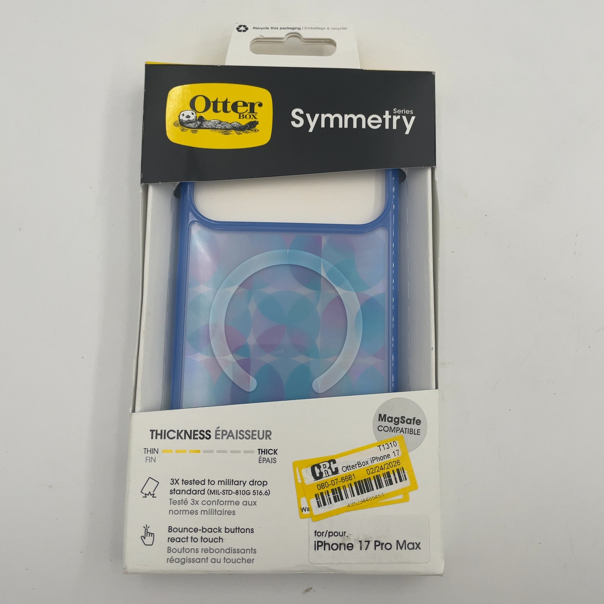 Otterbox Iphone 17 Pro Max Symmetry Series Case For Magsafe With Camera Control - Opal Prism