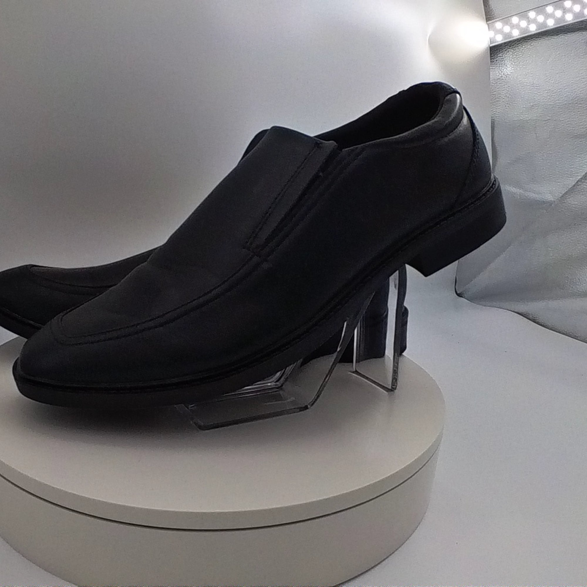 Men's Toby Loafer Dress Shoes - Goodfellow & Co Black 11.5: Cushioned Footbed, Memory Foam Insole