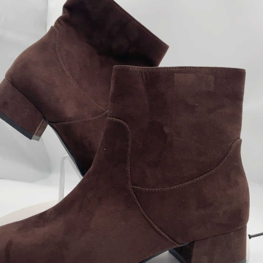 Women’s Coral Boots With Memory Foam Insole – Universal Thread Brown 6.5