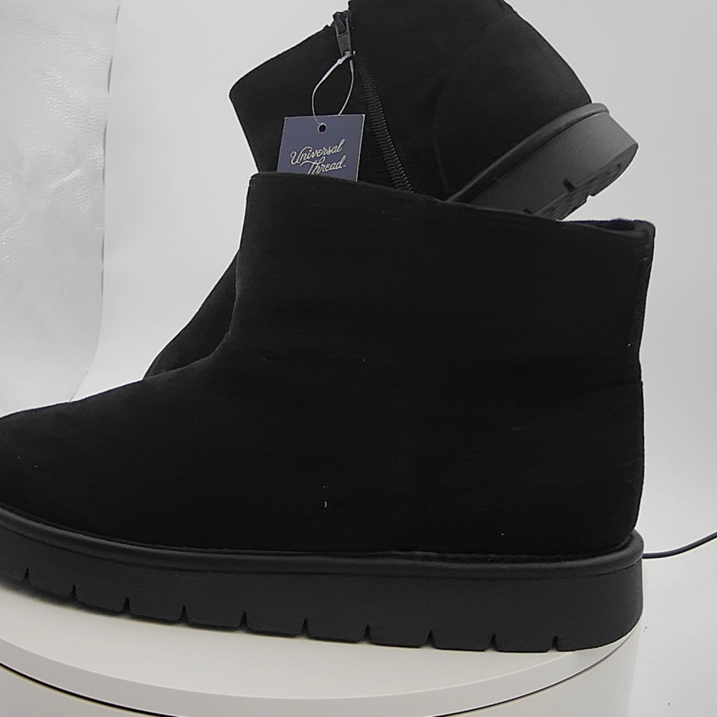 Women’s May Microsuede Boots With Memory Foam Insole - Universal Thread Black 9