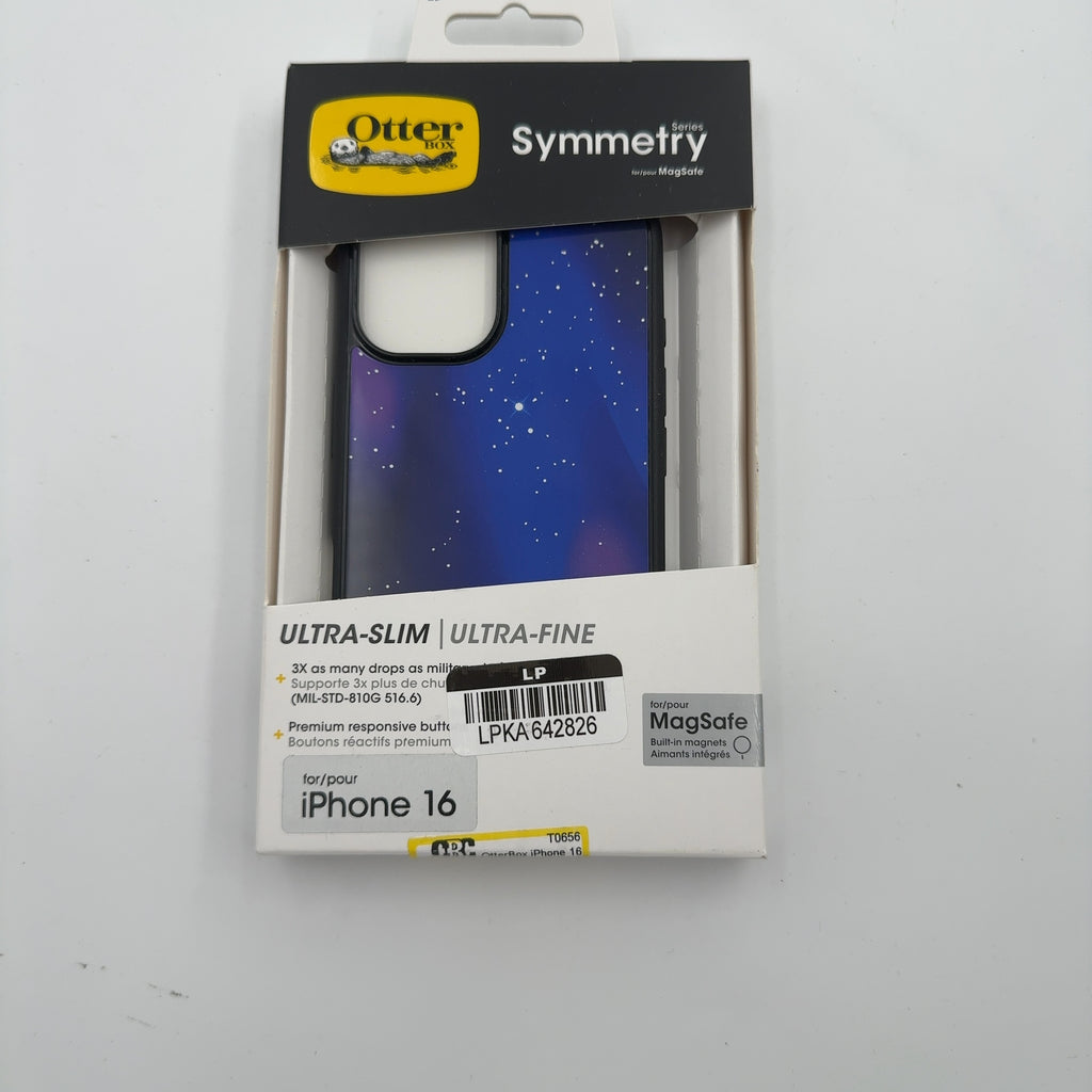 Otterbox Iphone 16 Symmetry Series Case With Magsafe - Nebula Night: Plastic, Solid Pattern