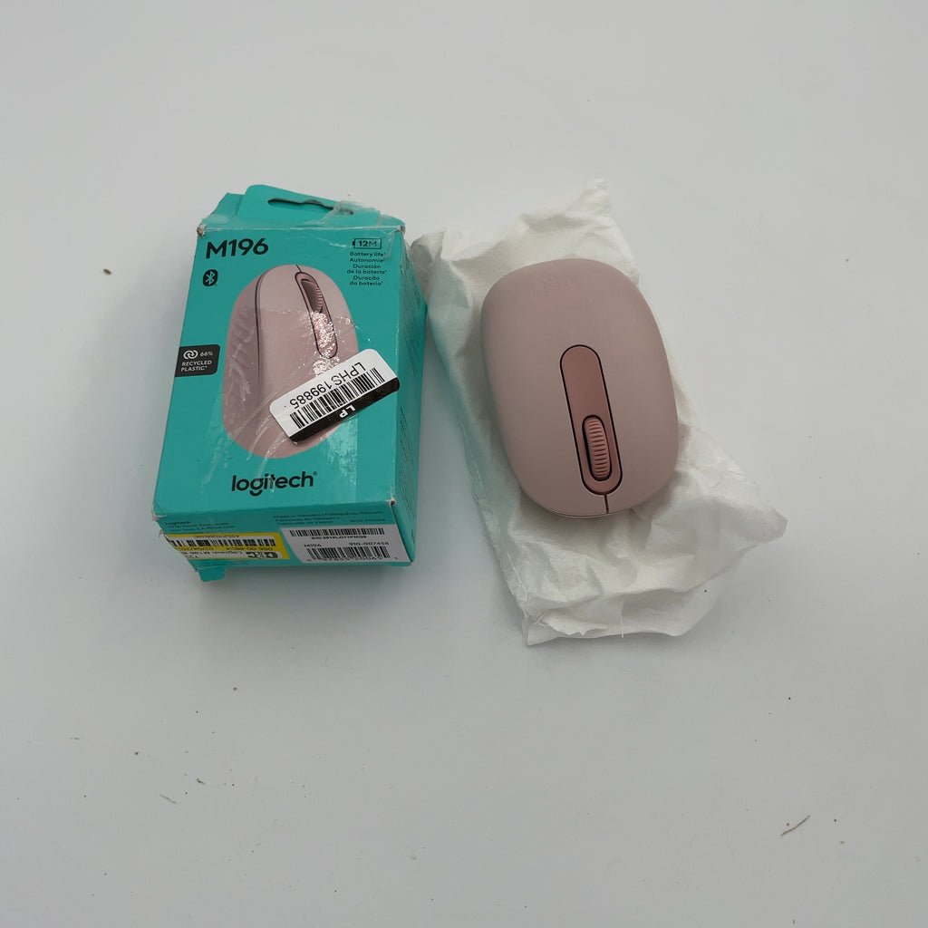 Logitech M196 Bluetooth Mouse - Pink: Bluetooth, Home Use
