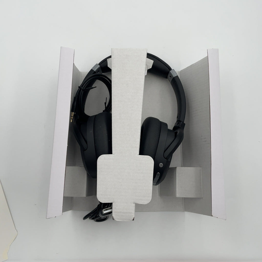 Active Noise Cancelling Bluetooth Wireless Over-Ear Headphones - Heyday Black: Built-In Mic, Detachable Cable
