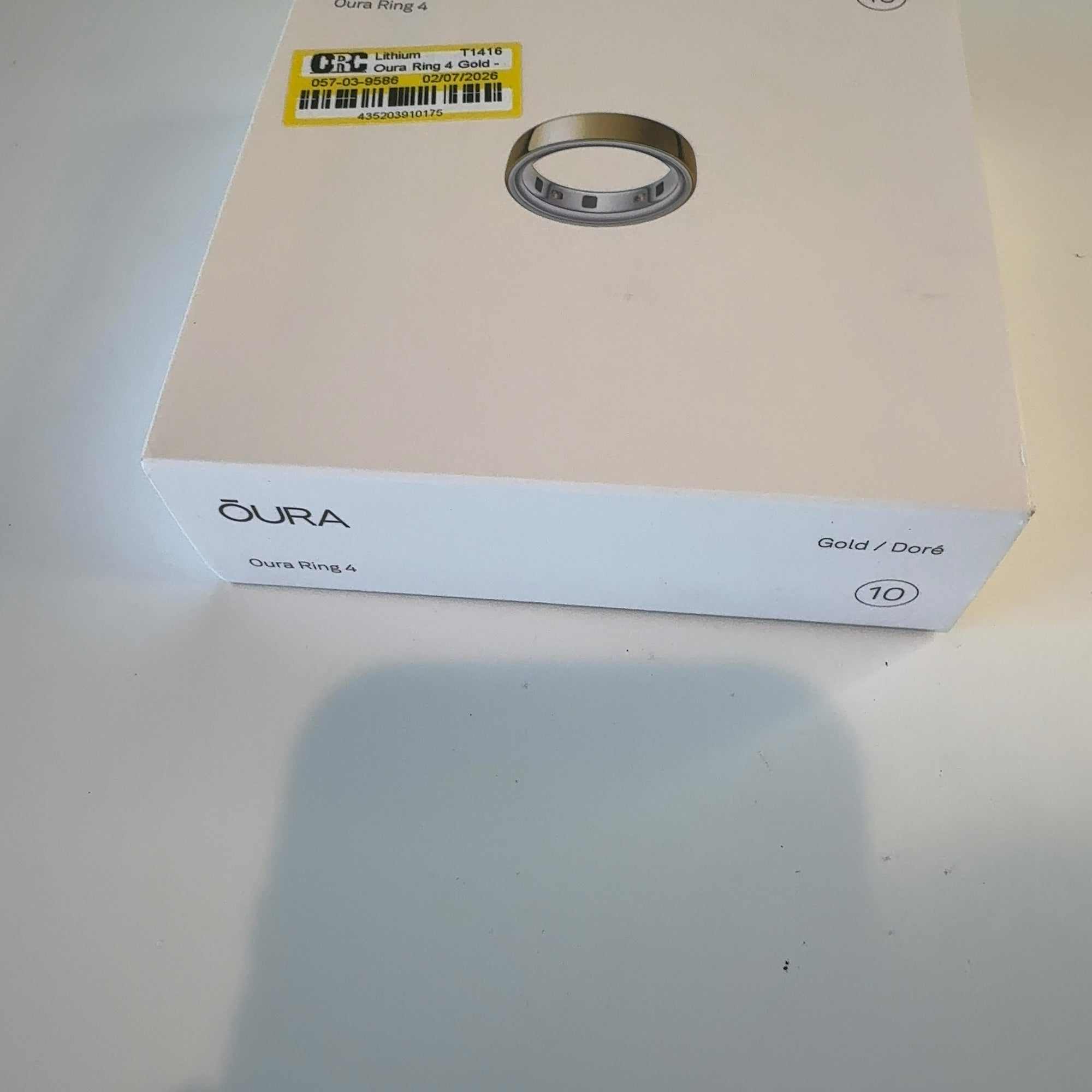 Oura Ring 4 Gold - Size 10