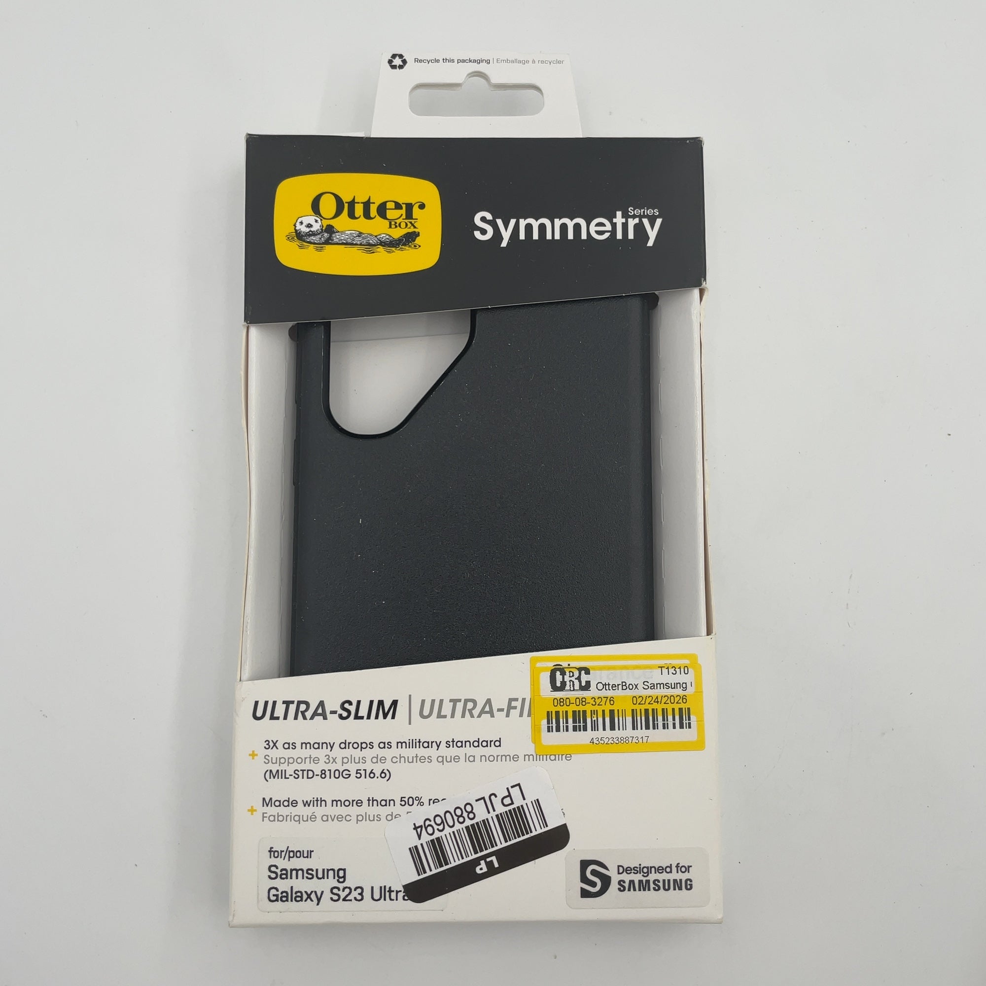 Otterbox Samsung Galaxy S23 Ultra Symmetry Series Case - Black