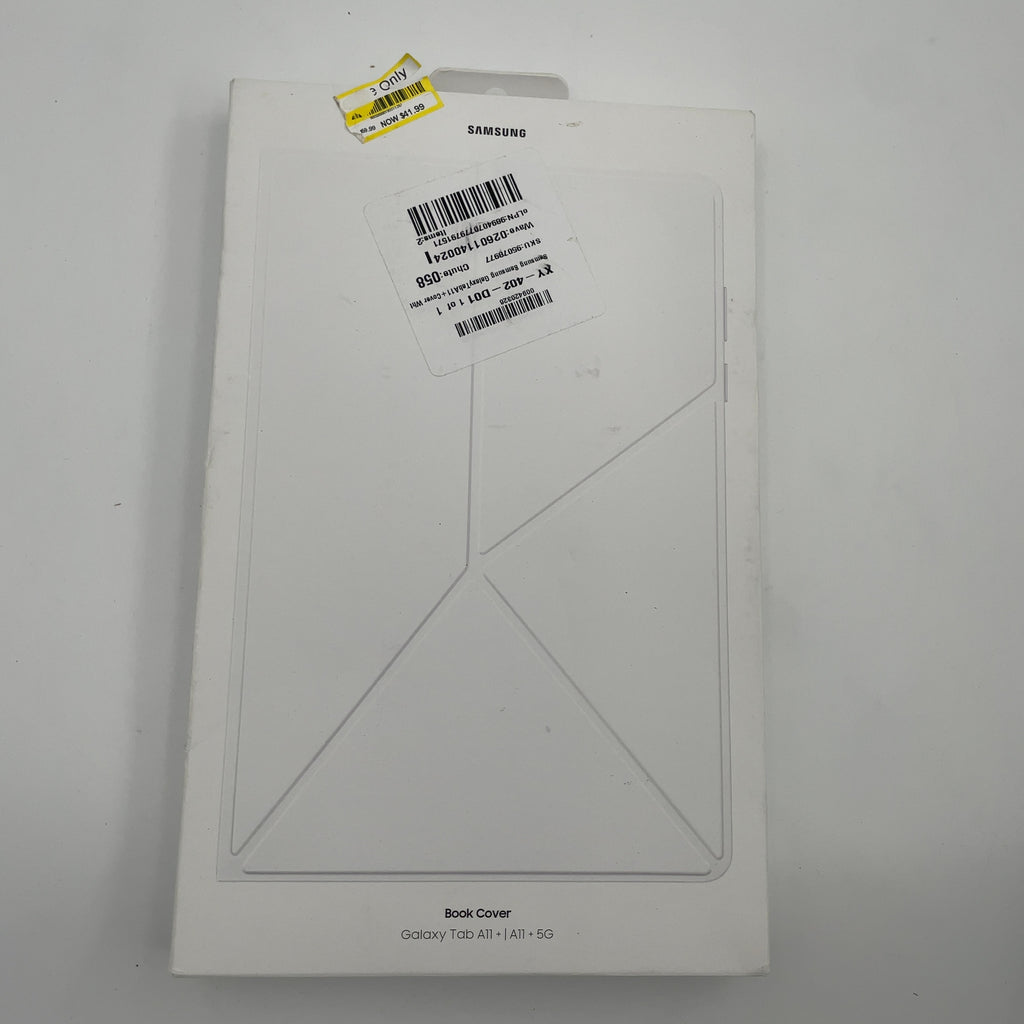 Samsung Galaxy Tab A11+ Book Cover - White