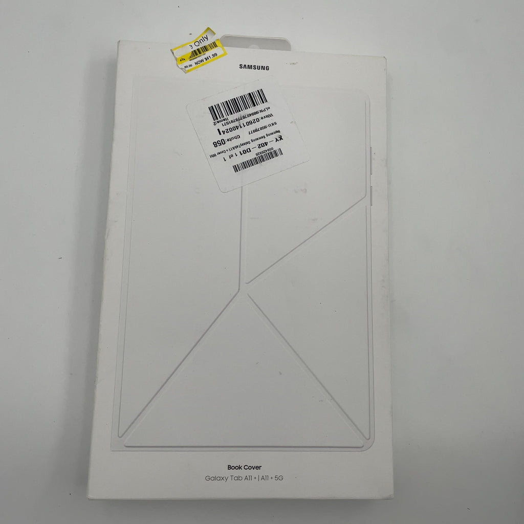 Samsung Galaxy Tab A11+ Book Cover - White