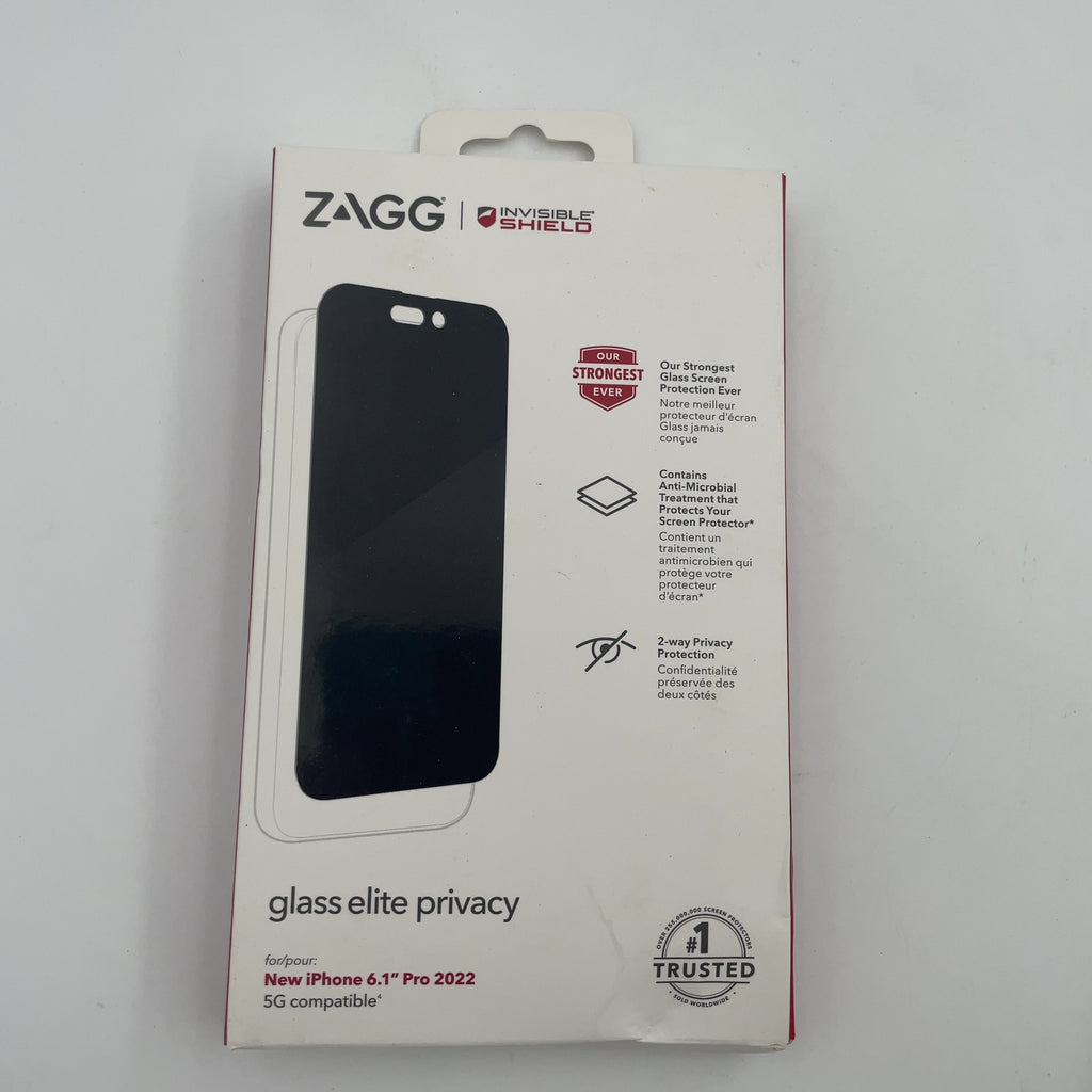 Zagg Invisibleshield Apple Iphone 14 Pro Glass Elite Privacy Screen Protector