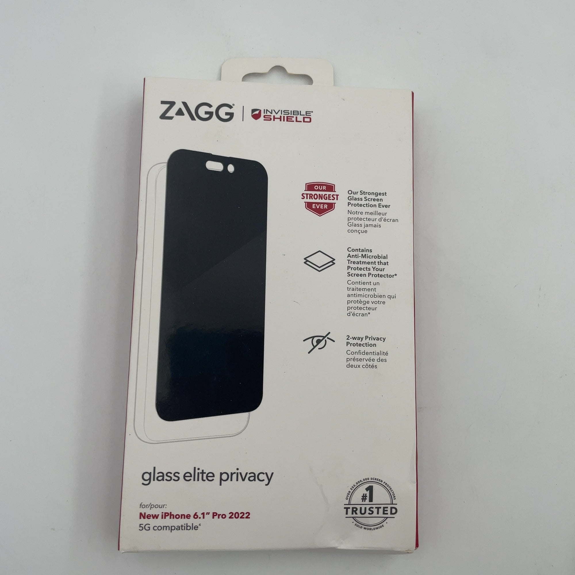 Zagg Invisibleshield Apple Iphone 14 Pro Glass Elite Privacy Screen Protector