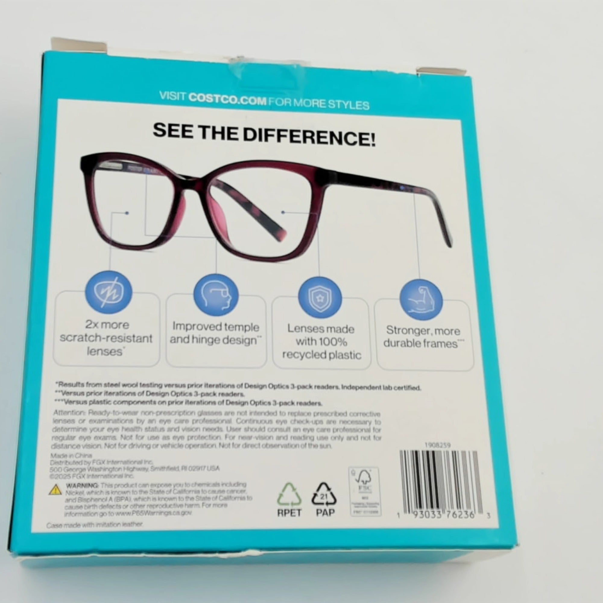 811 Fashion Cateye 3Pk