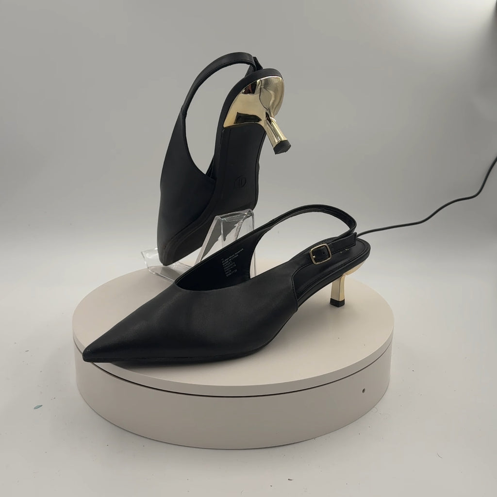 Women’s Samantha Heels With Memory Foam Insole – A New Day Black 11