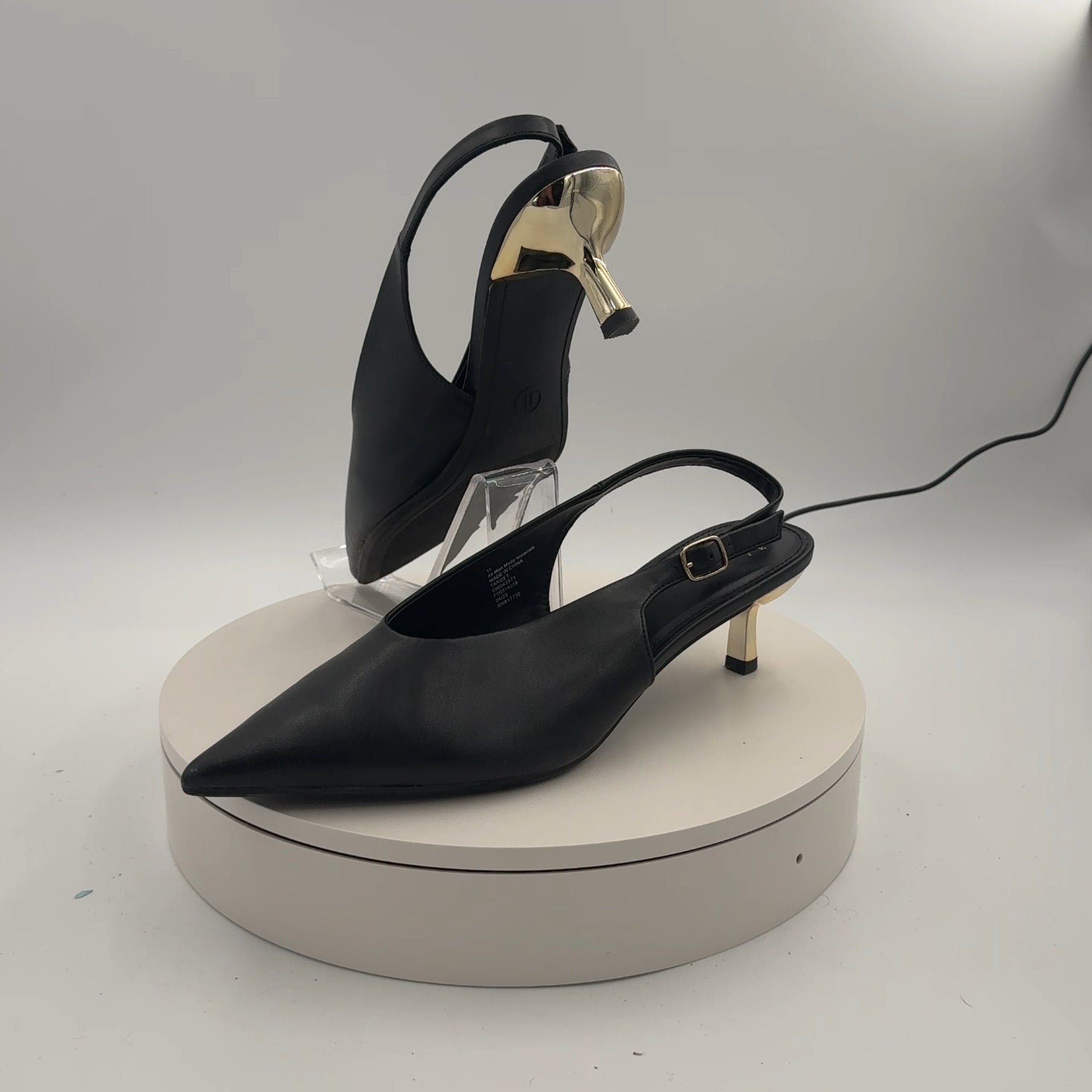Women’s Samantha Heels With Memory Foam Insole – A New Day Black 11
