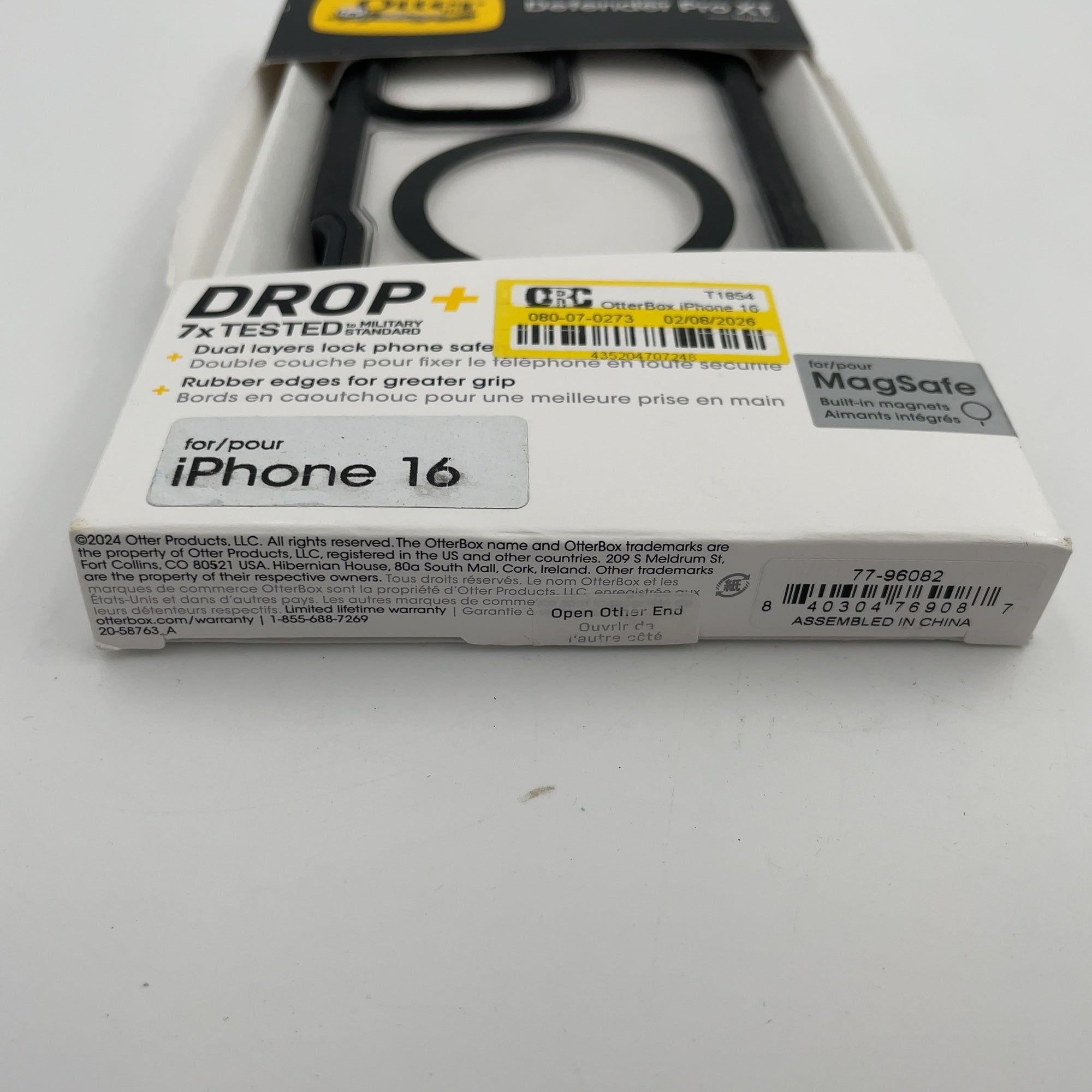 Otterbox Iphone 16 Defender Series Pro Xt Case With Magsafe- Dark Side: Solid Plastic Cover