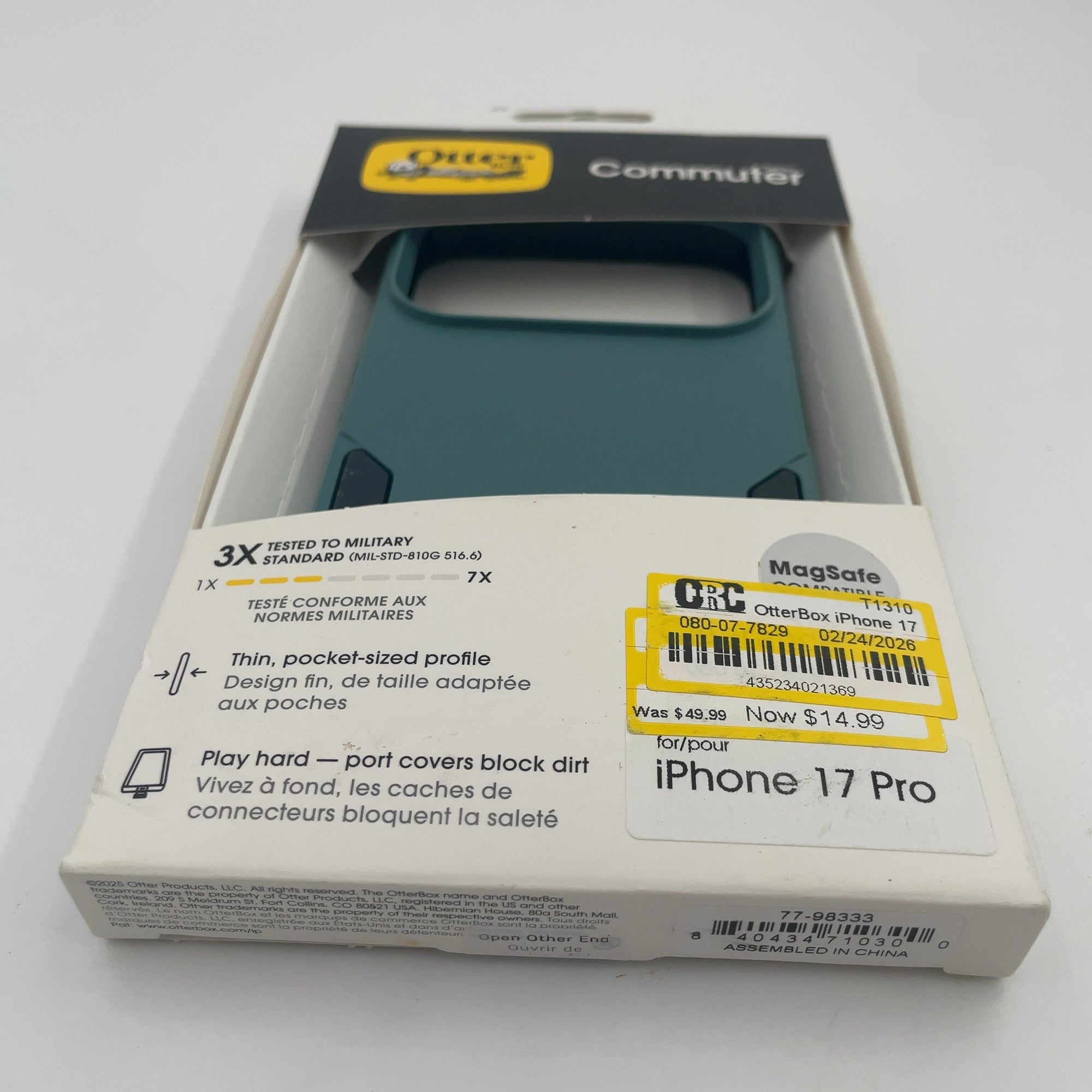 Otterbox Iphone 17 Pro Commuter Series Case For Magsafe With Camera Control - Case Sagebrush Green