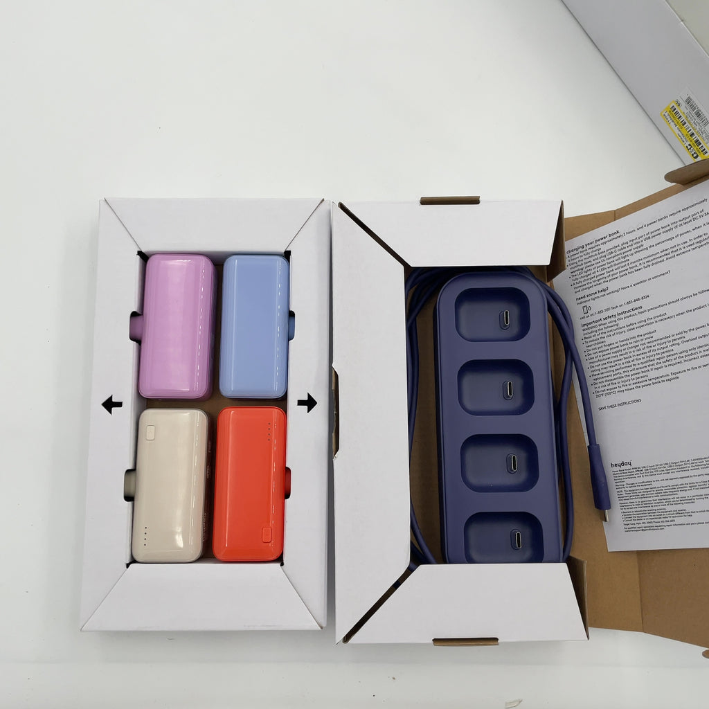 4200Mah Multihub Base With 4 Power Banks - Heyday