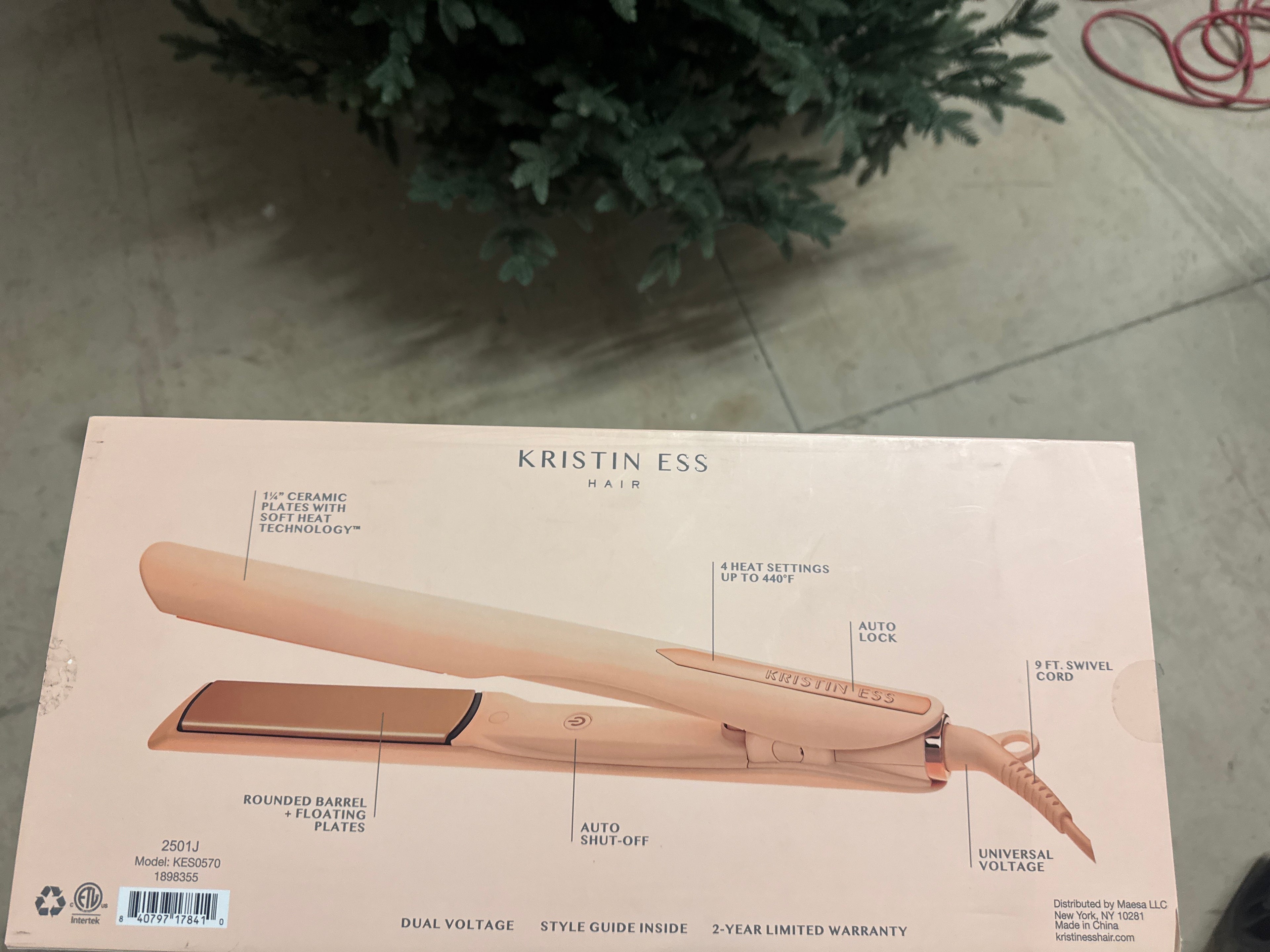 Kristin Ess Flat Iron - 3-in-1 Ceramic Flat Iron (Open Box)
