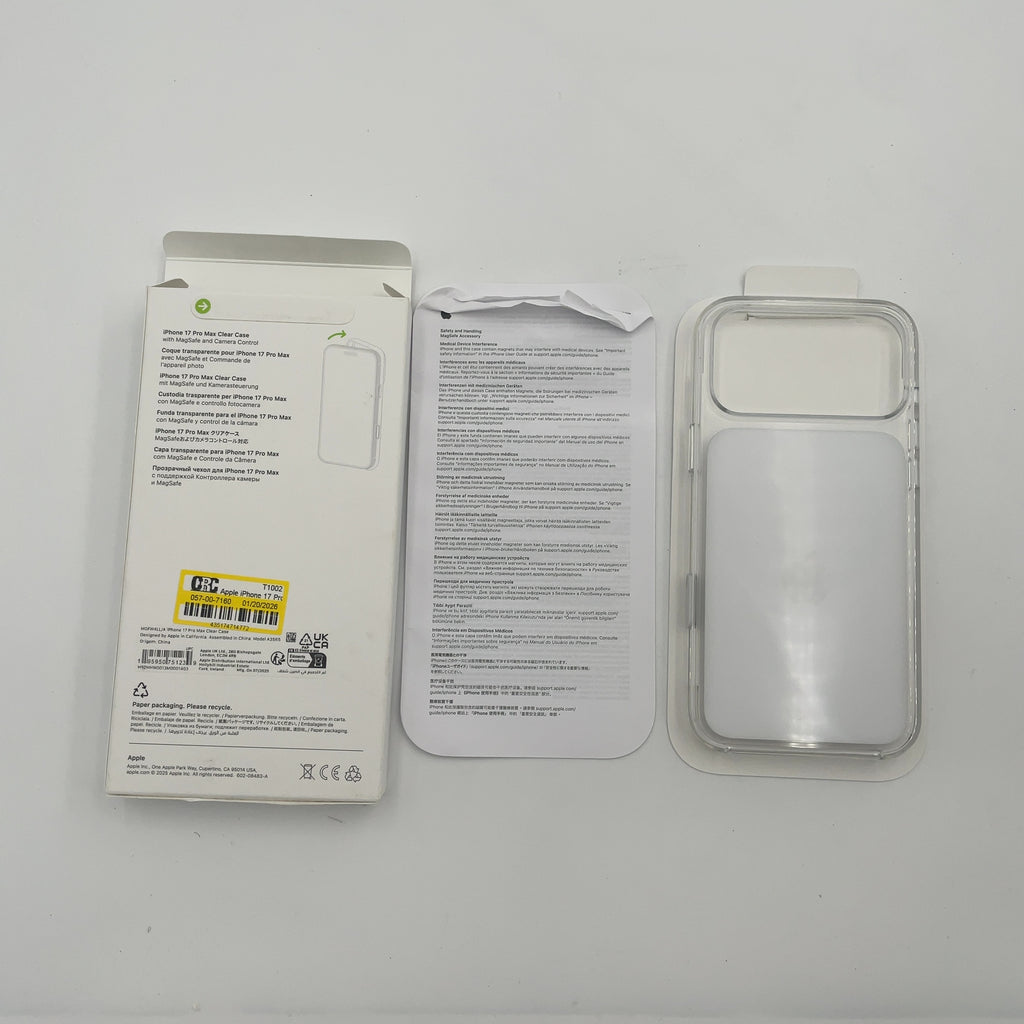 Apple Iphone 17 Pro Max Clear Case With Magsafe